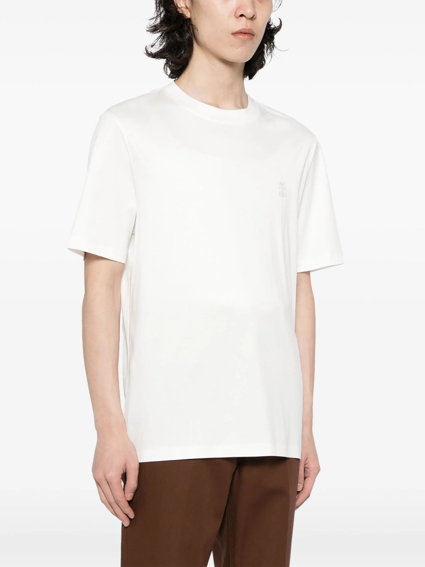 logo-print cotton T-shirt