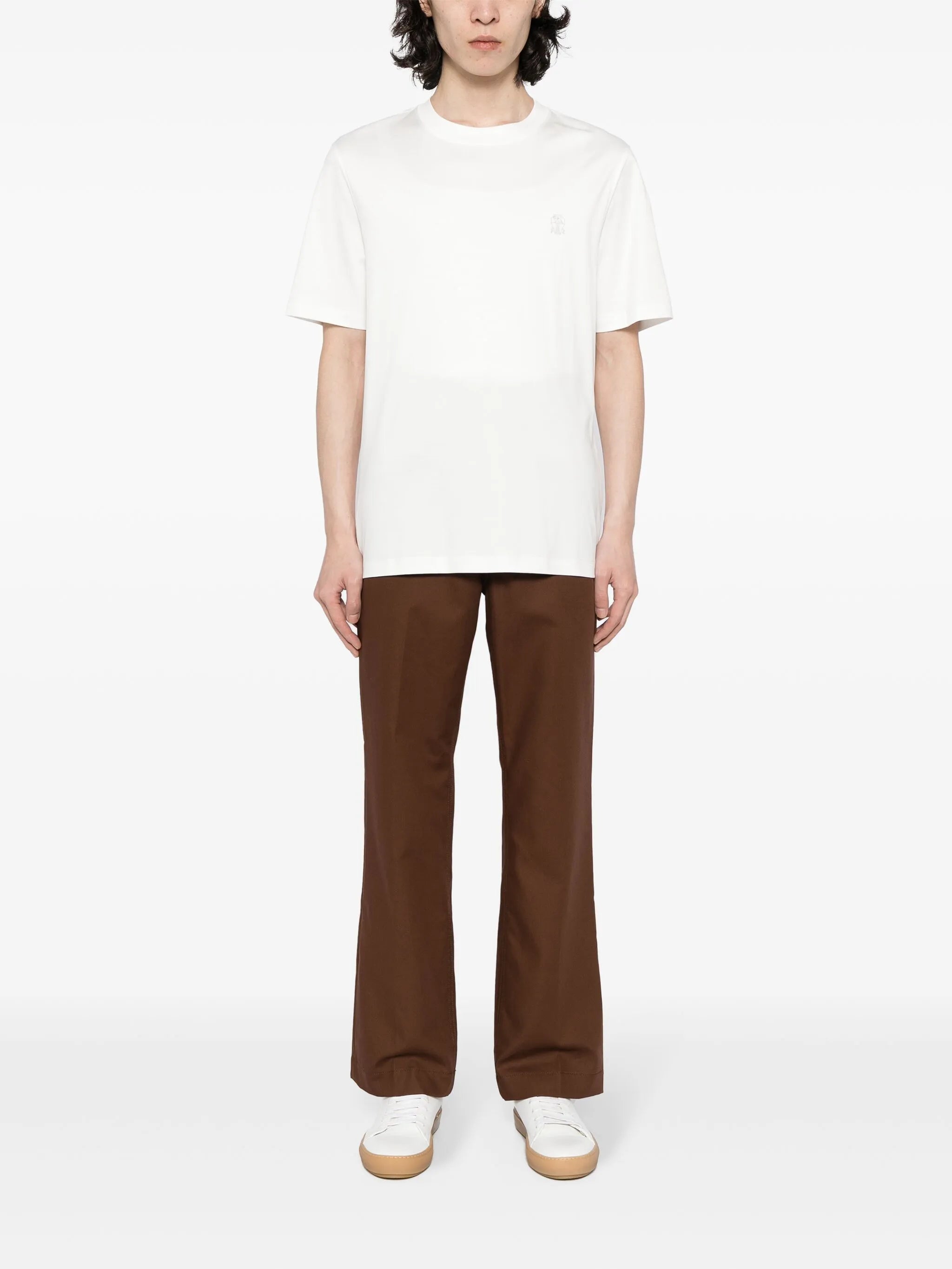 logo-print cotton T-shirt