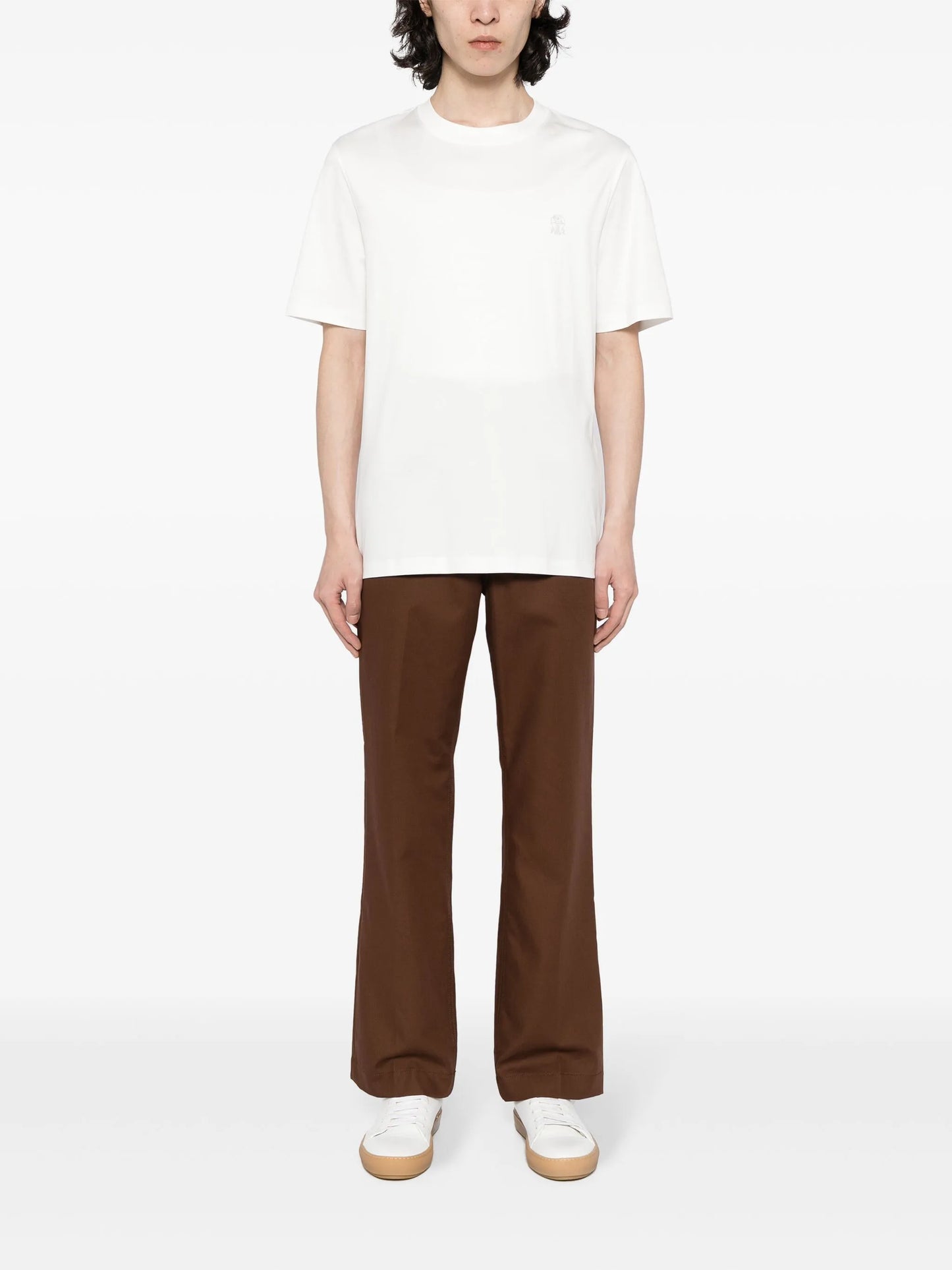 logo-print cotton T-shirt