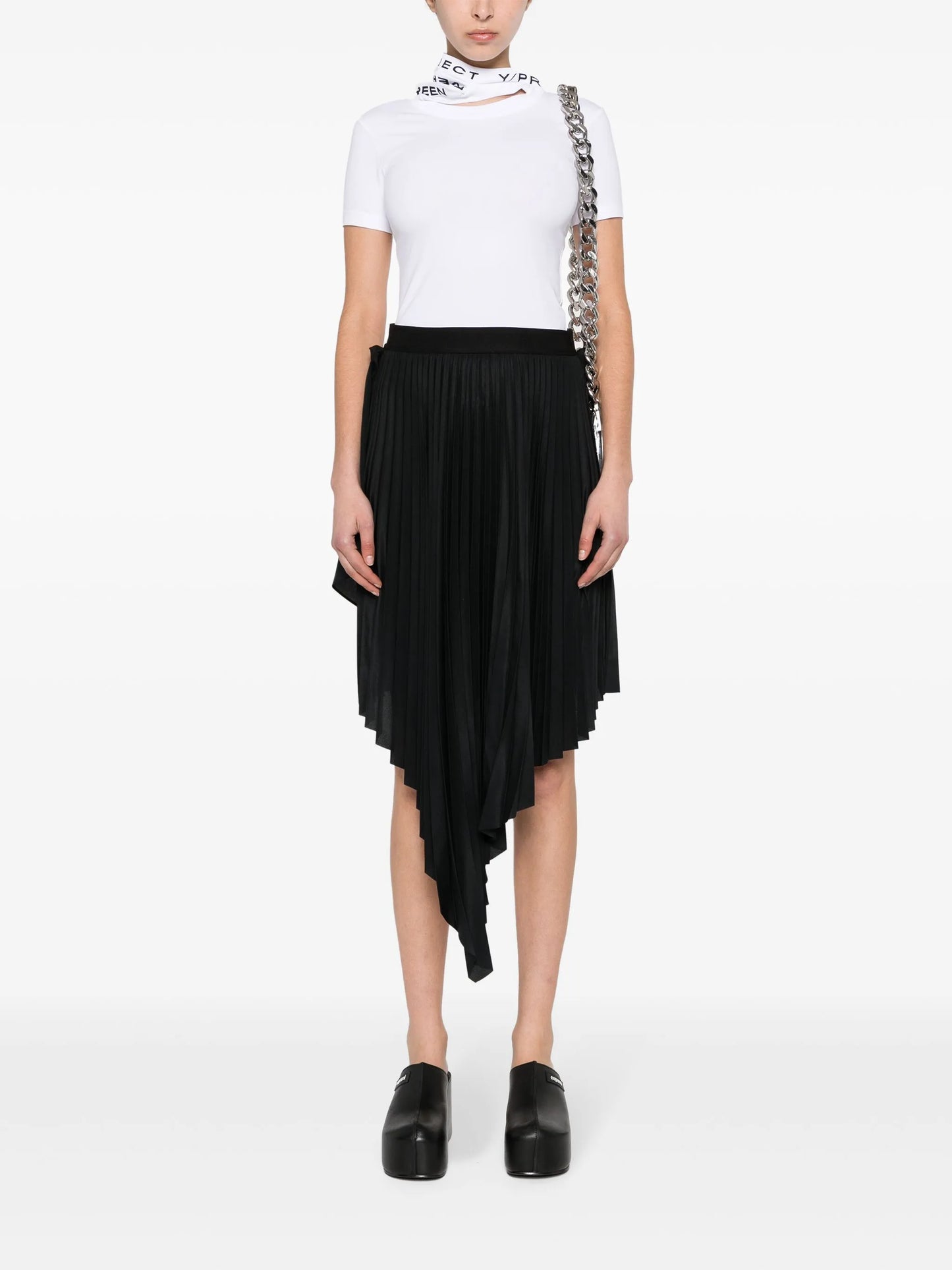 Evergreen triple-collar T-shirt