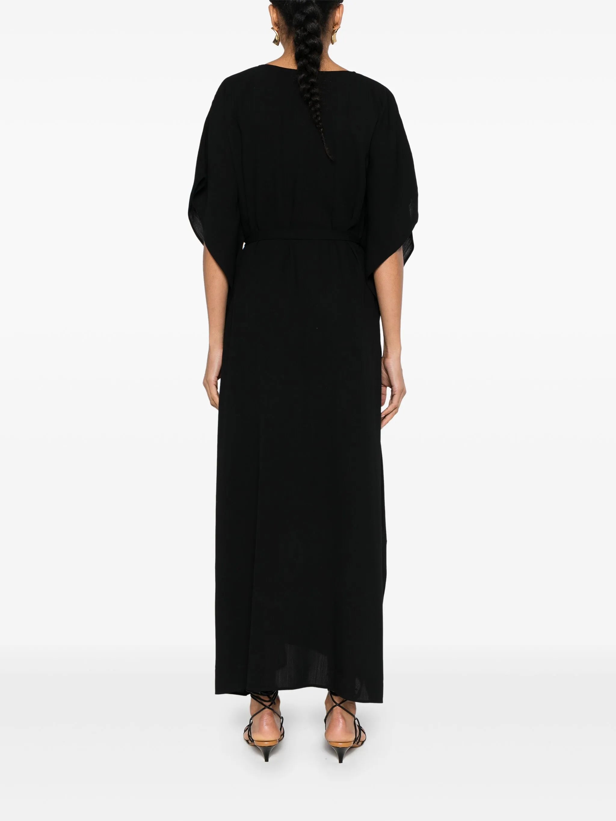 kaftan midi dress
