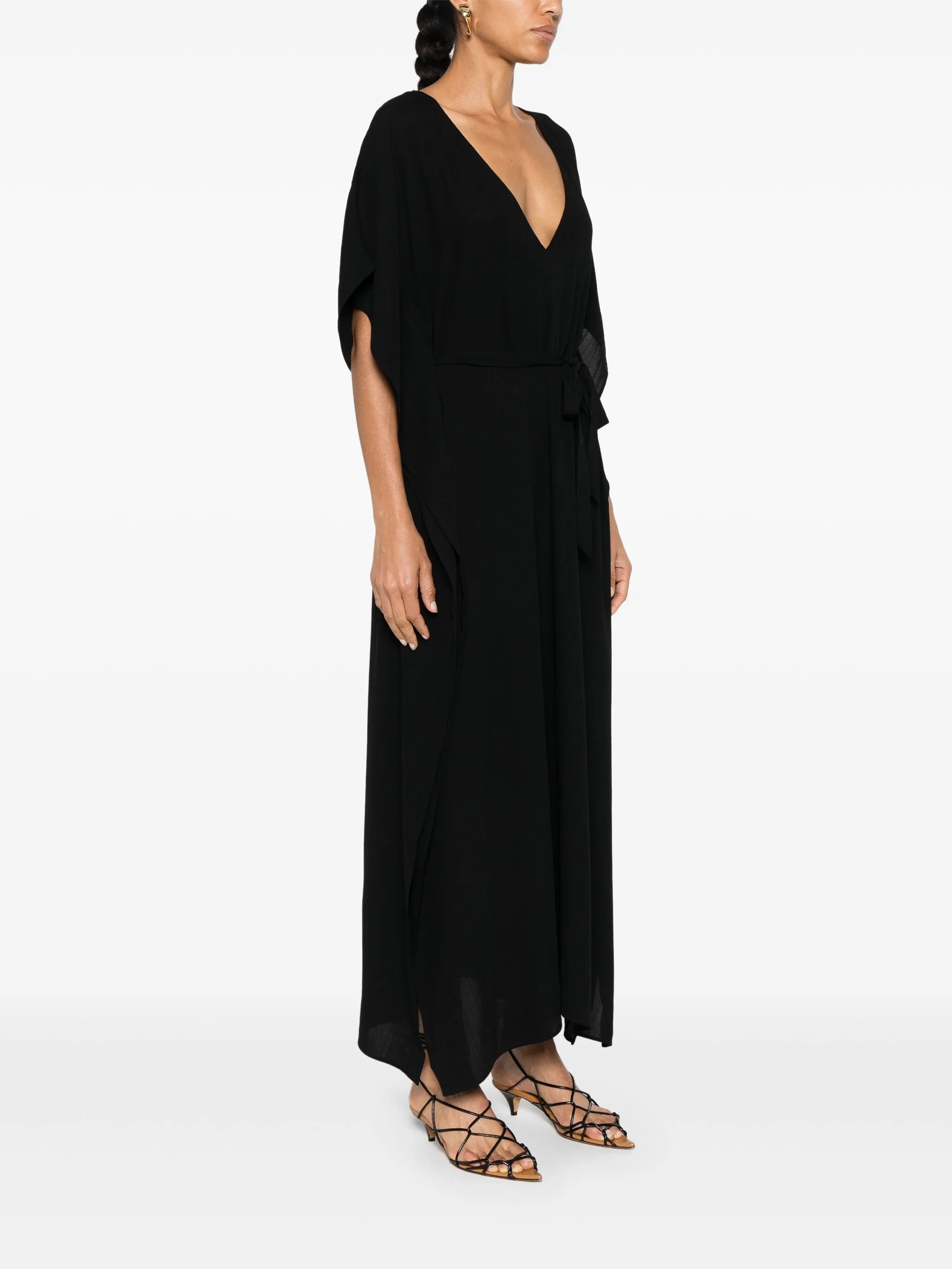 kaftan midi dress