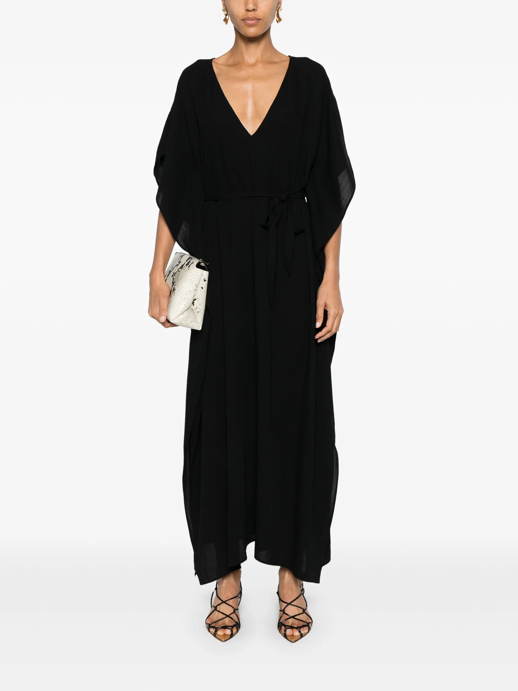 kaftan midi dress