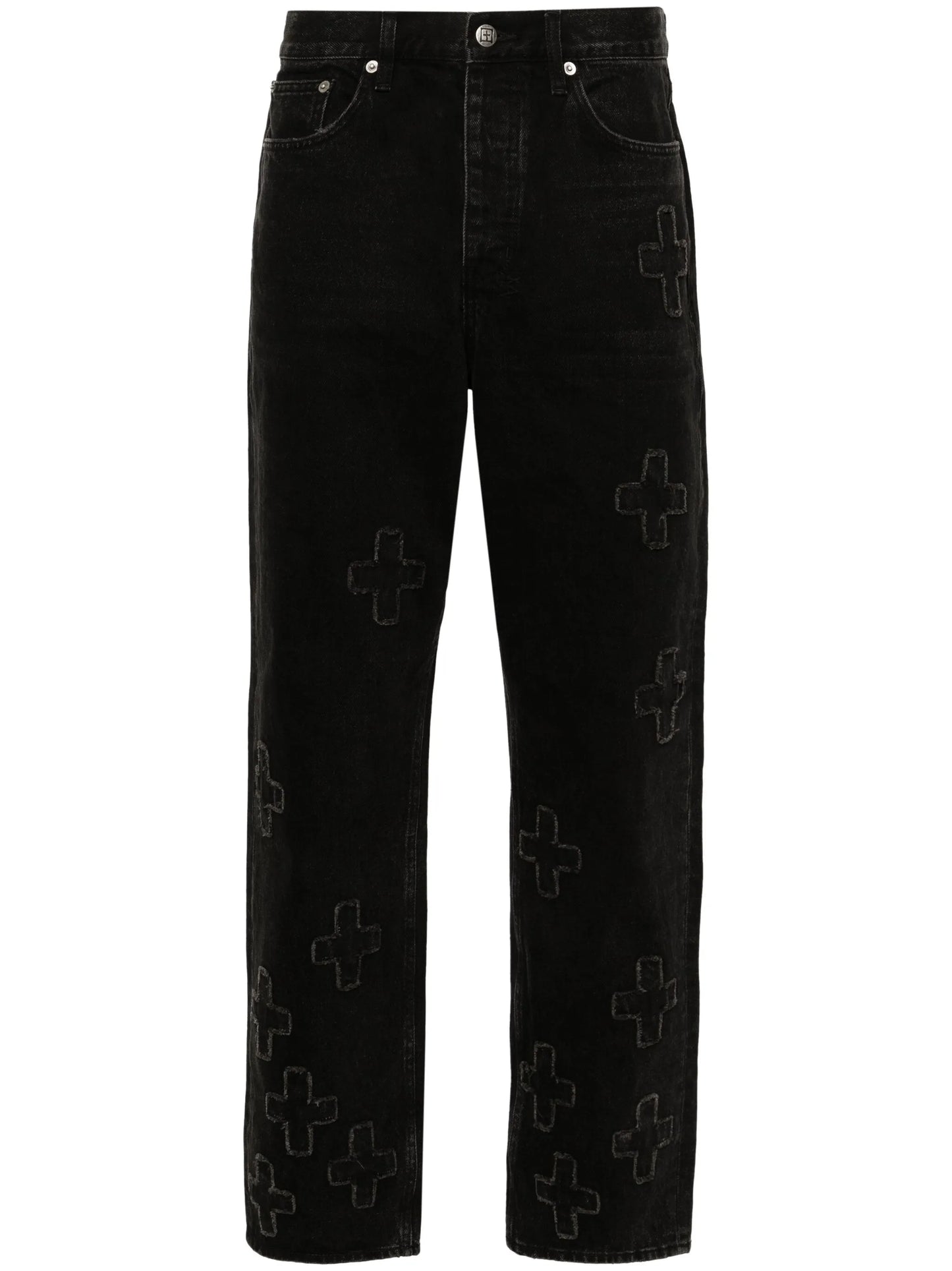 Anti K Kraftwork mid-rise straight-leg jeans