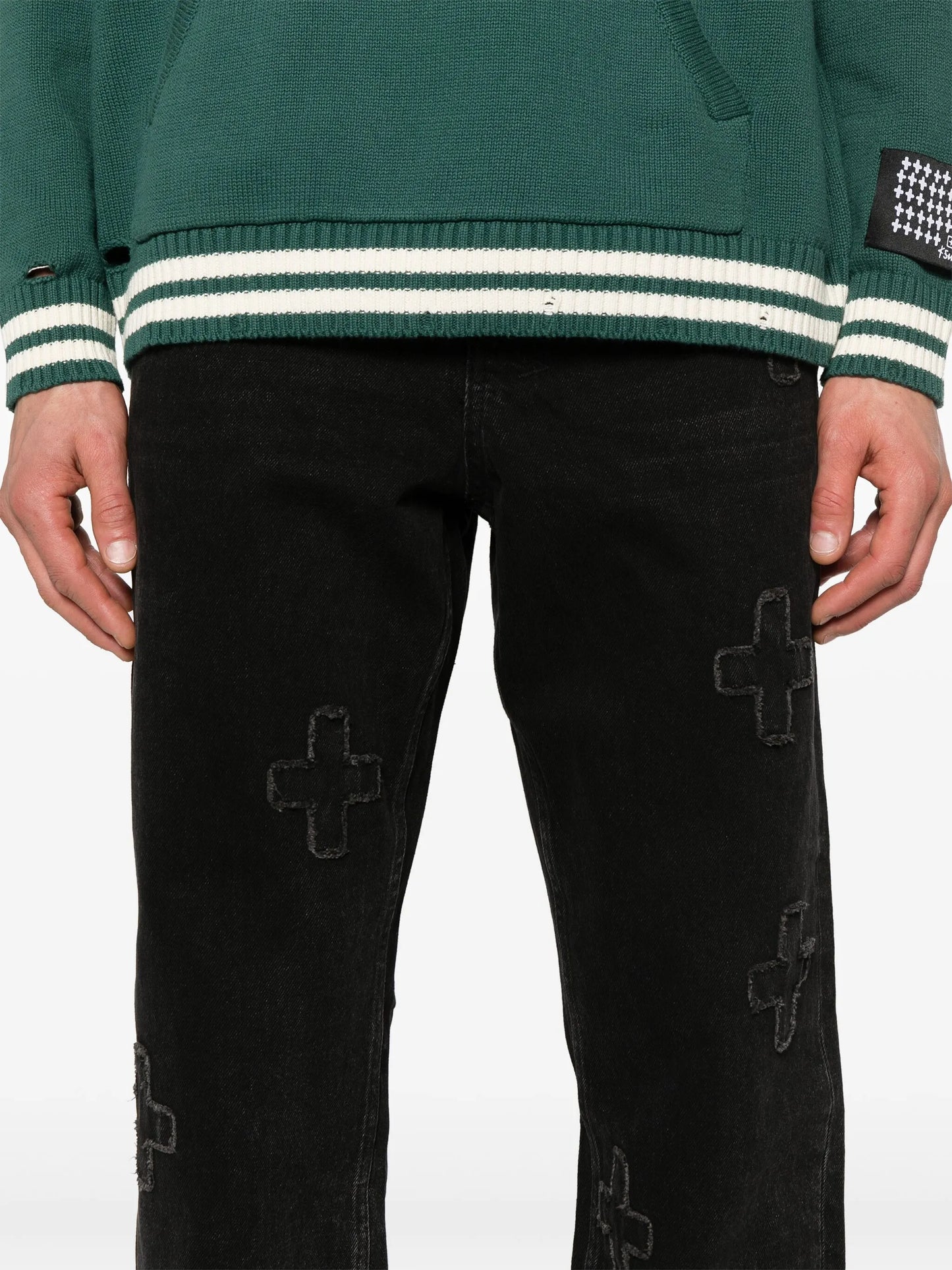 Anti K Kraftwork mid-rise straight-leg jeans