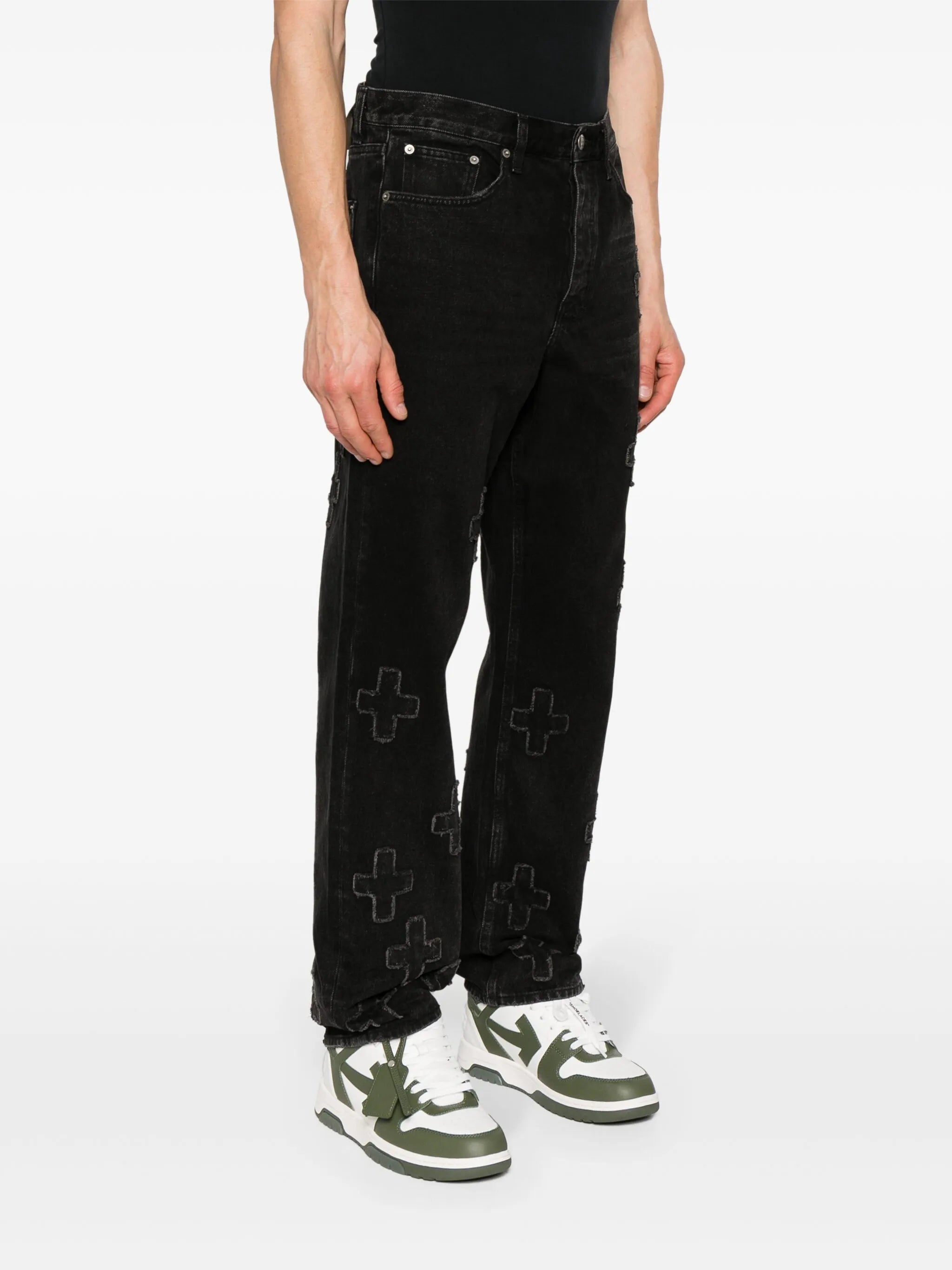 Anti K Kraftwork mid-rise straight-leg jeans