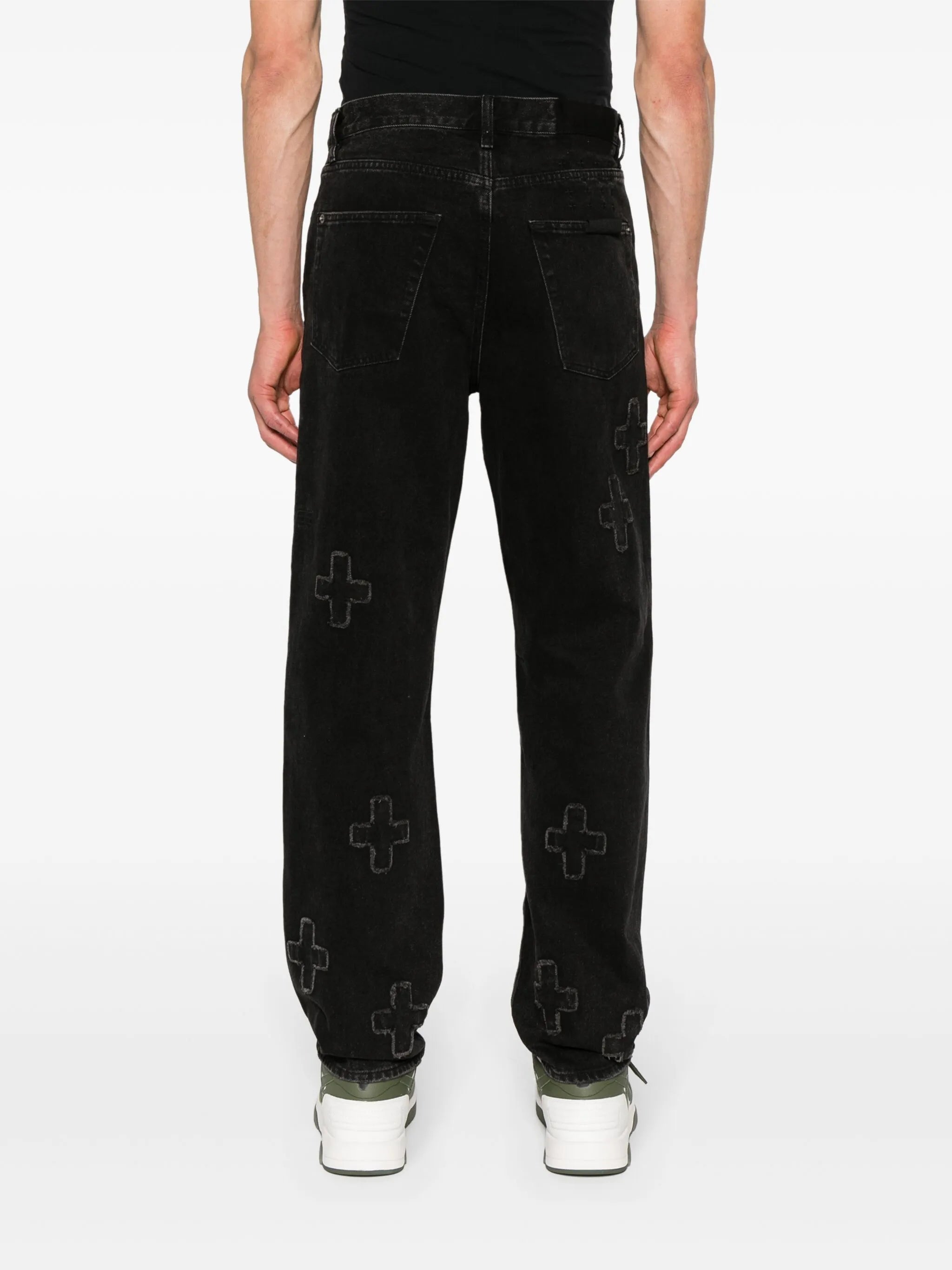 Anti K Kraftwork mid-rise straight-leg jeans