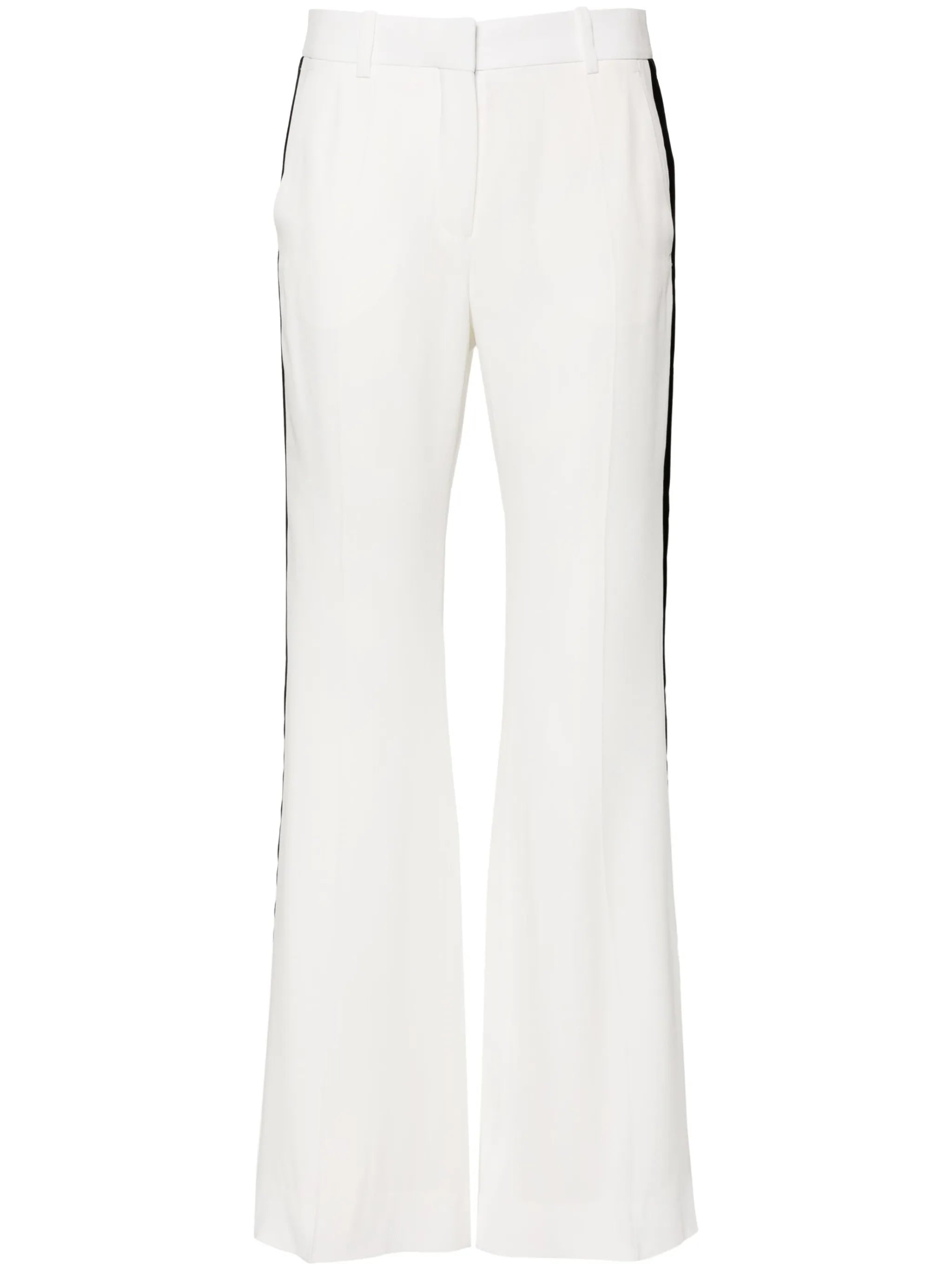mid-rise bootcut trousers