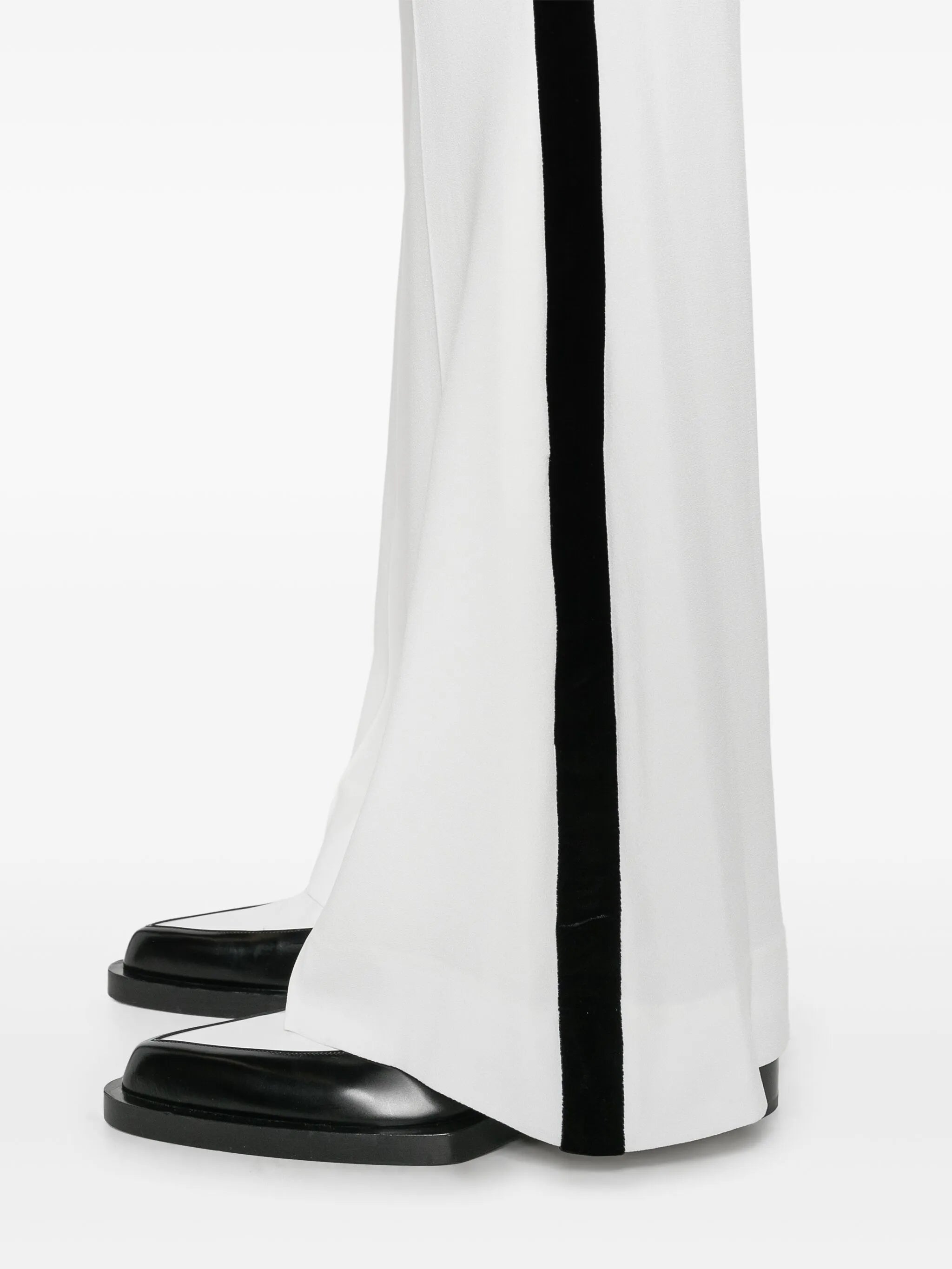 mid-rise bootcut trousers