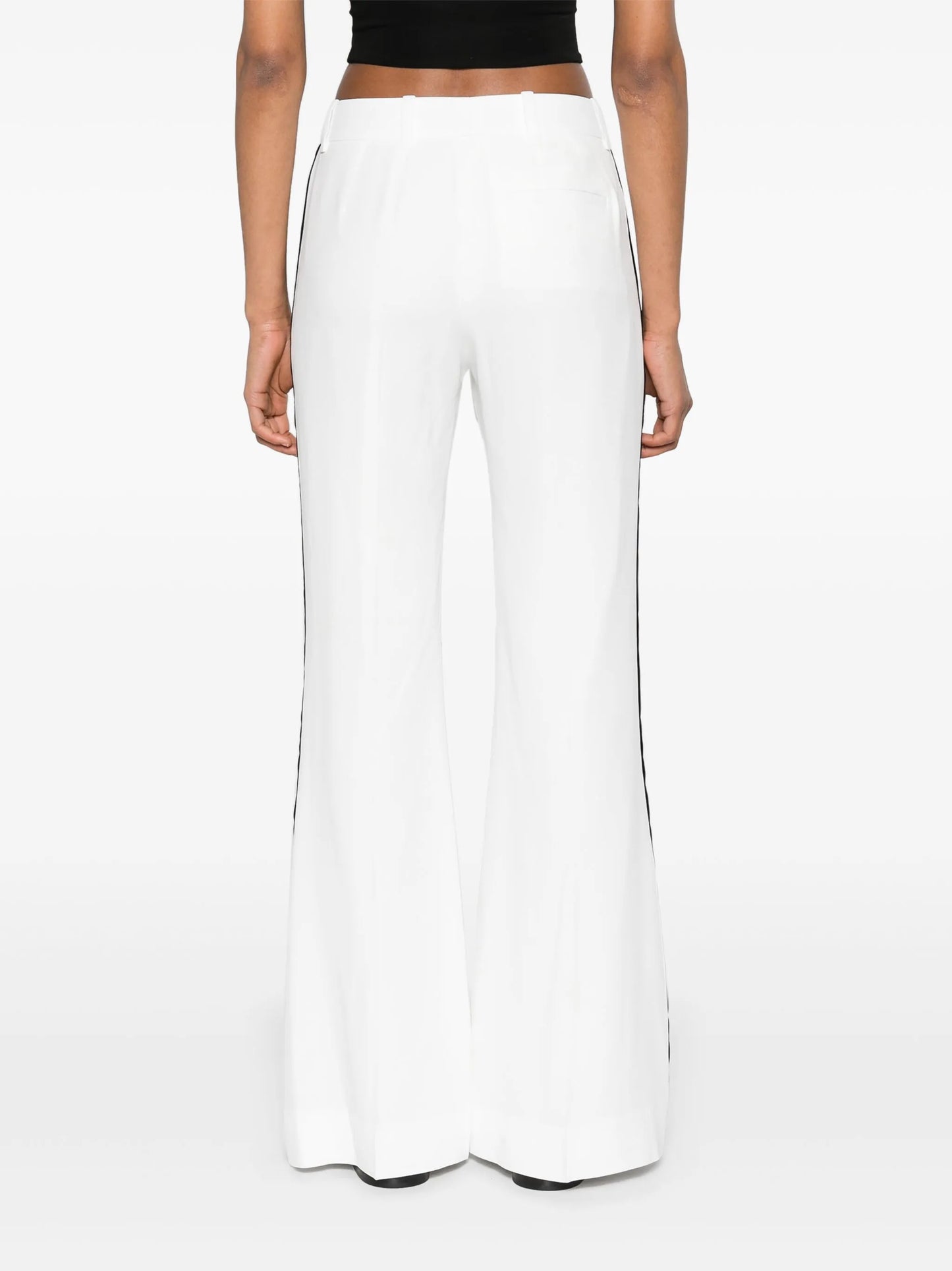 mid-rise bootcut trousers