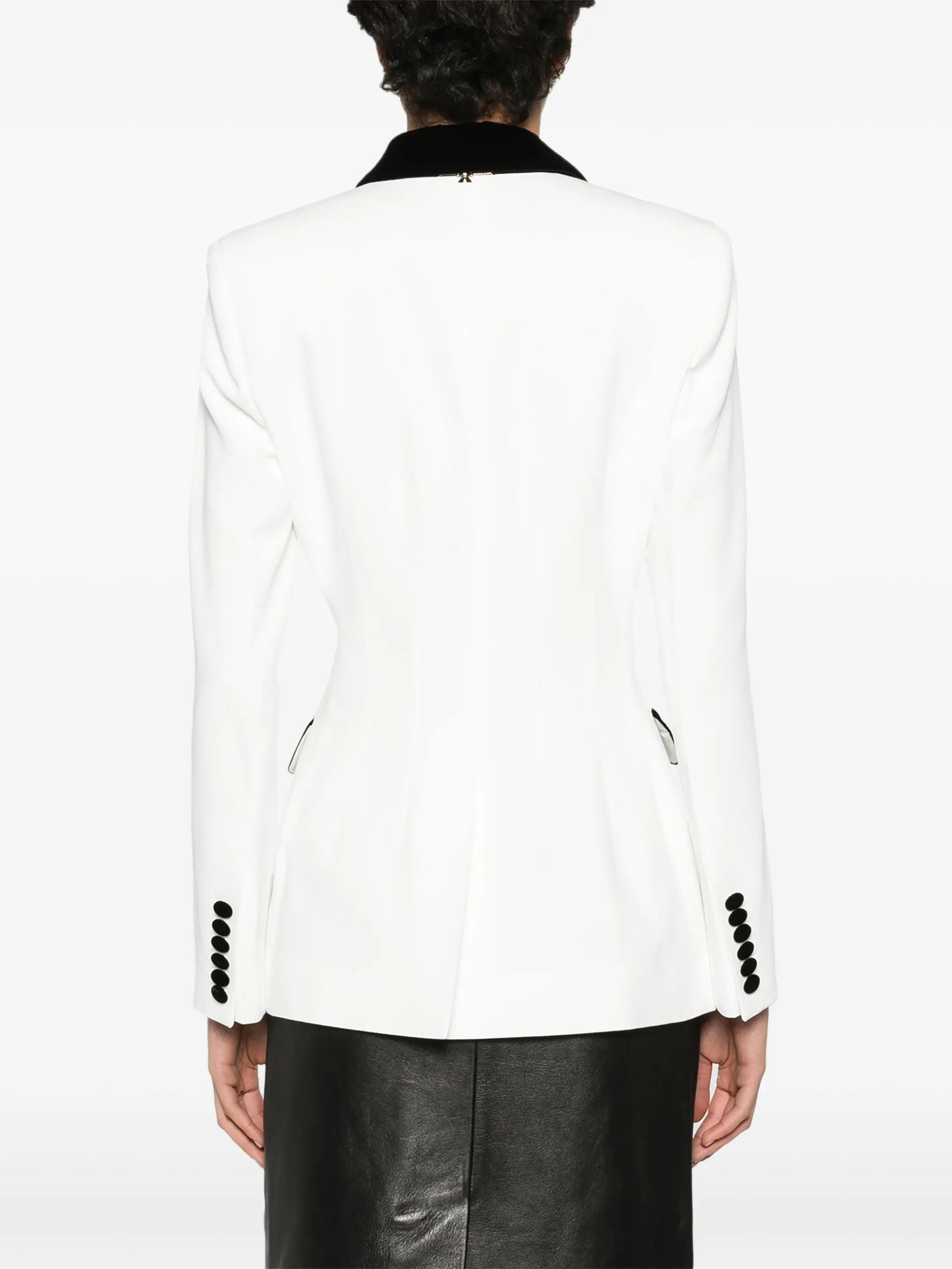 single-breasted cady blazer