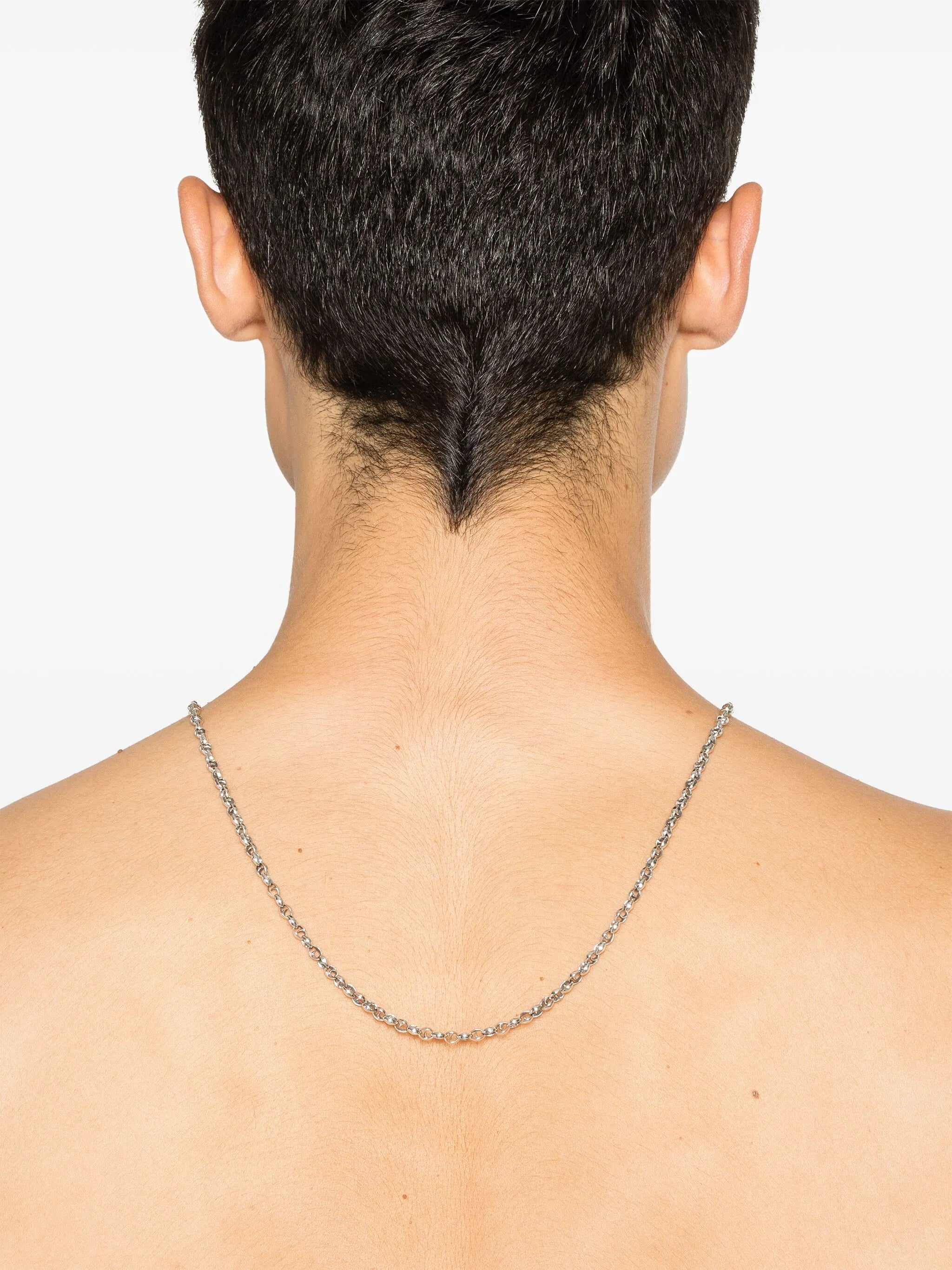 sterling silver medium Classic Link necklace