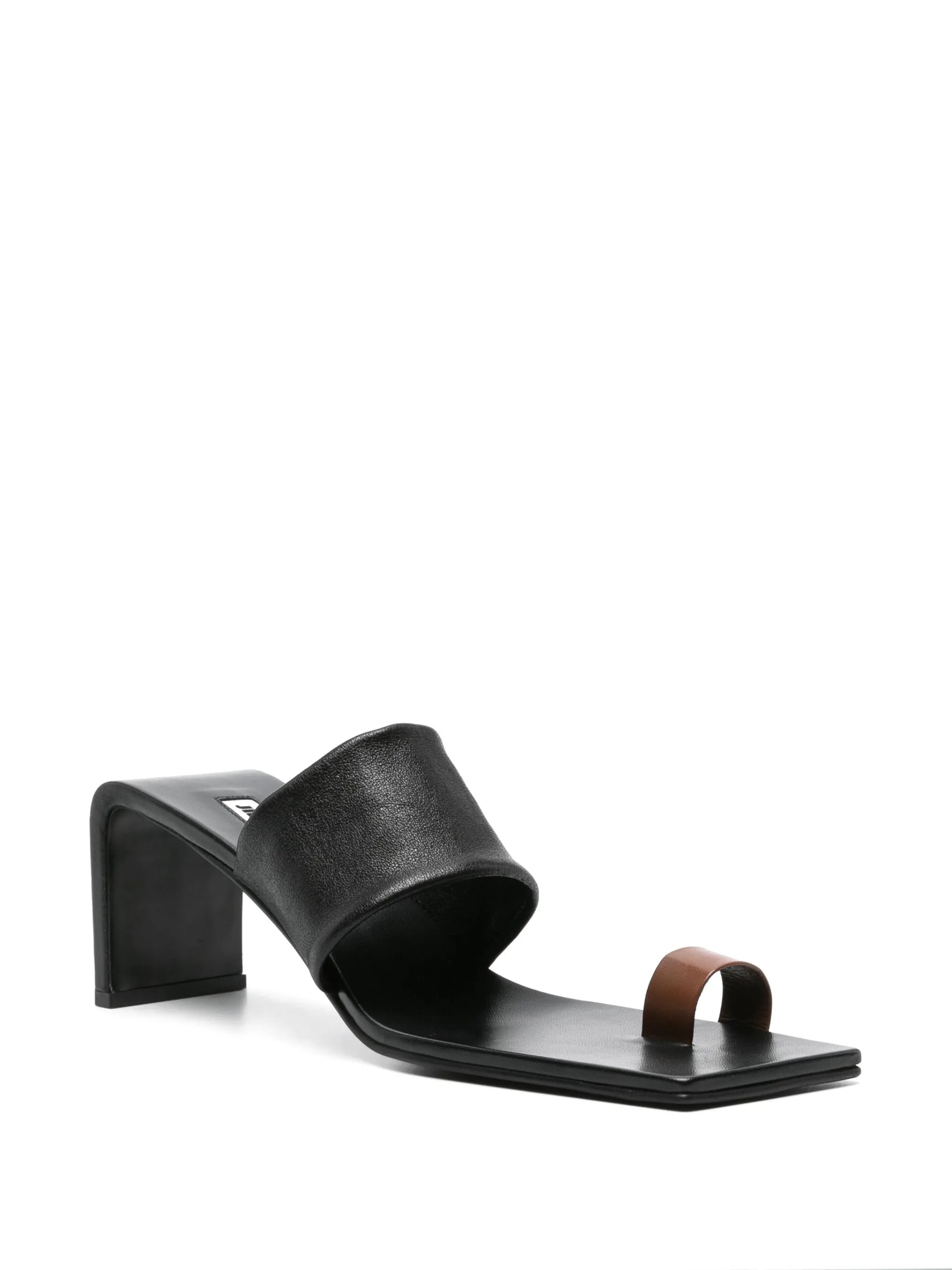 75mm leather sandals