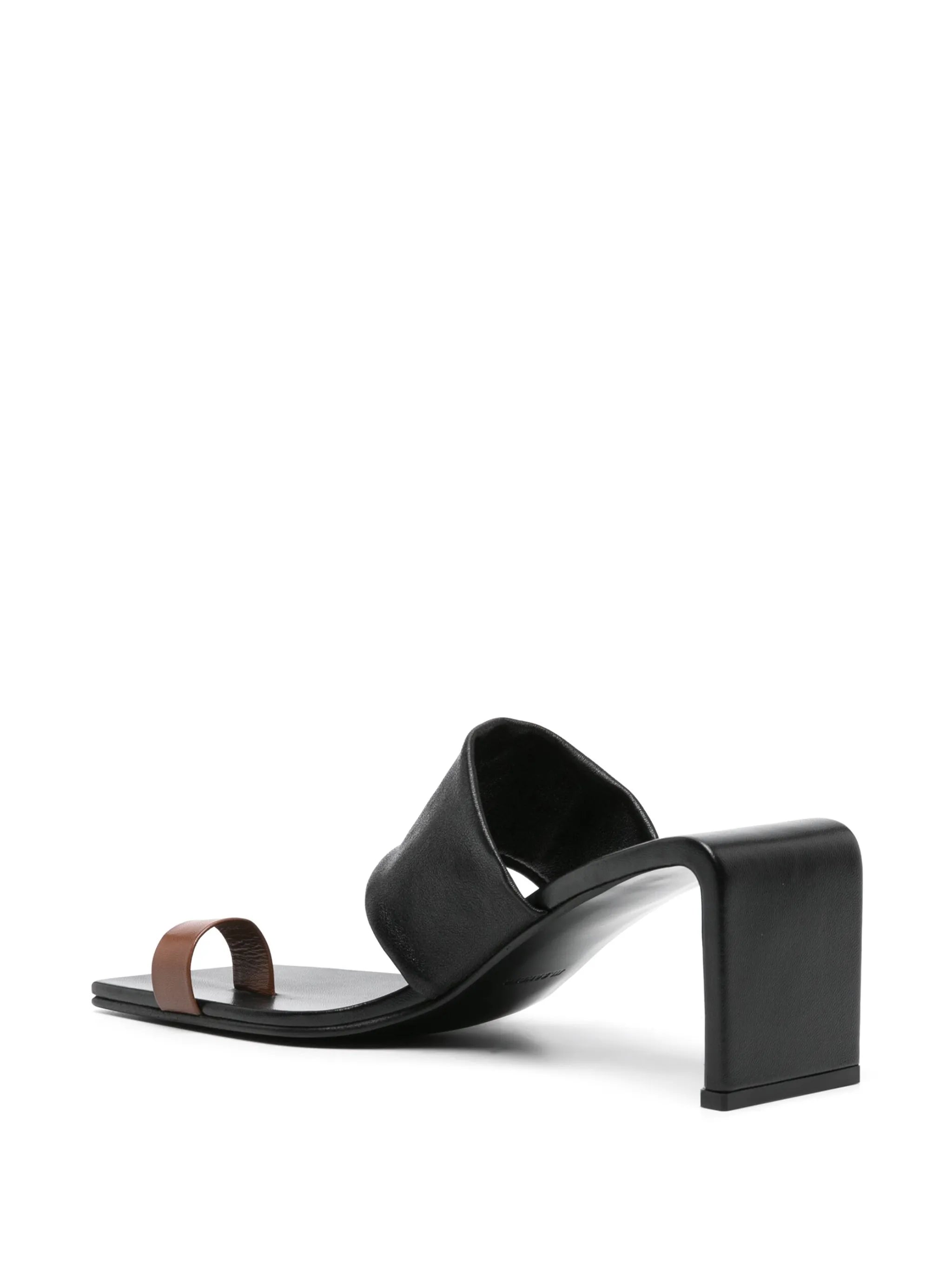 75mm leather sandals