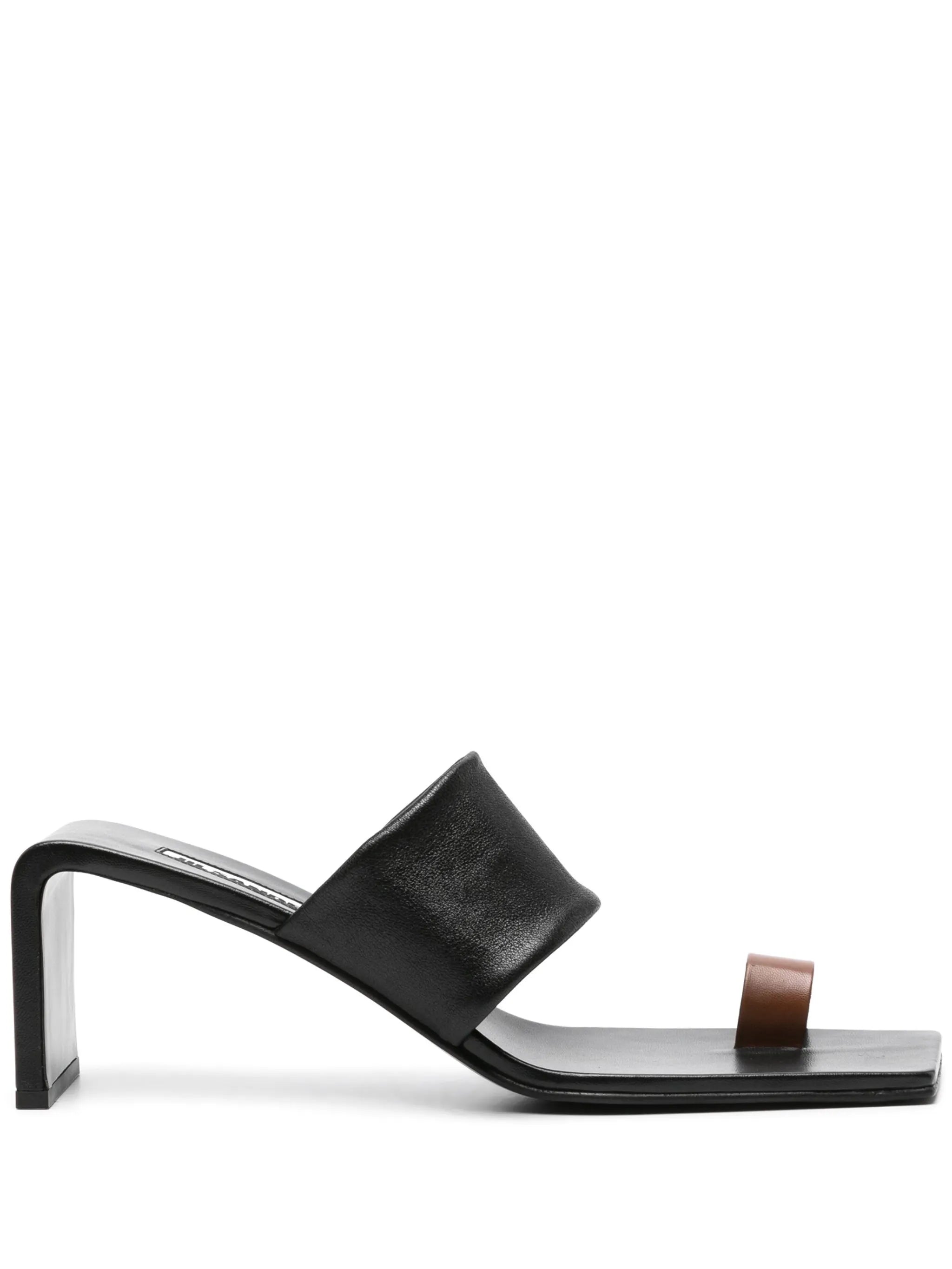 75mm leather sandals