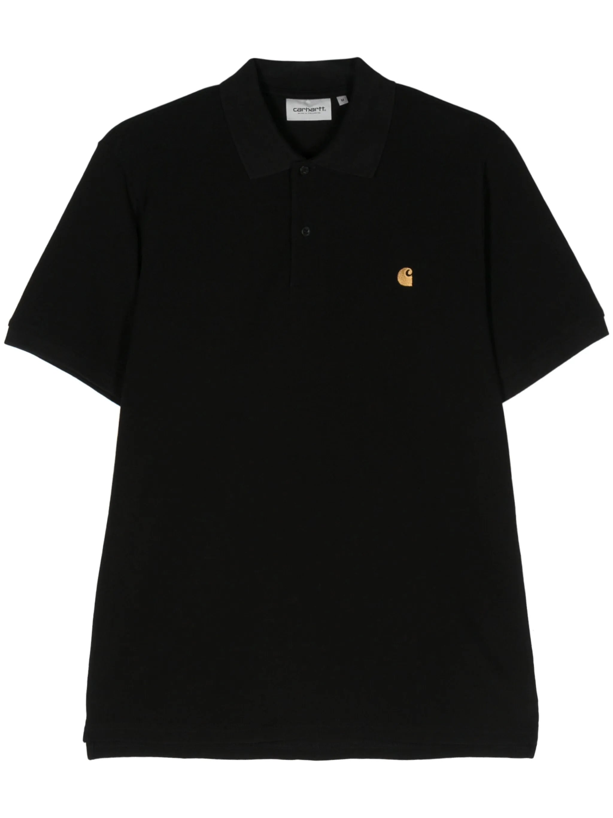 logo-embroidered cotton polo shirt