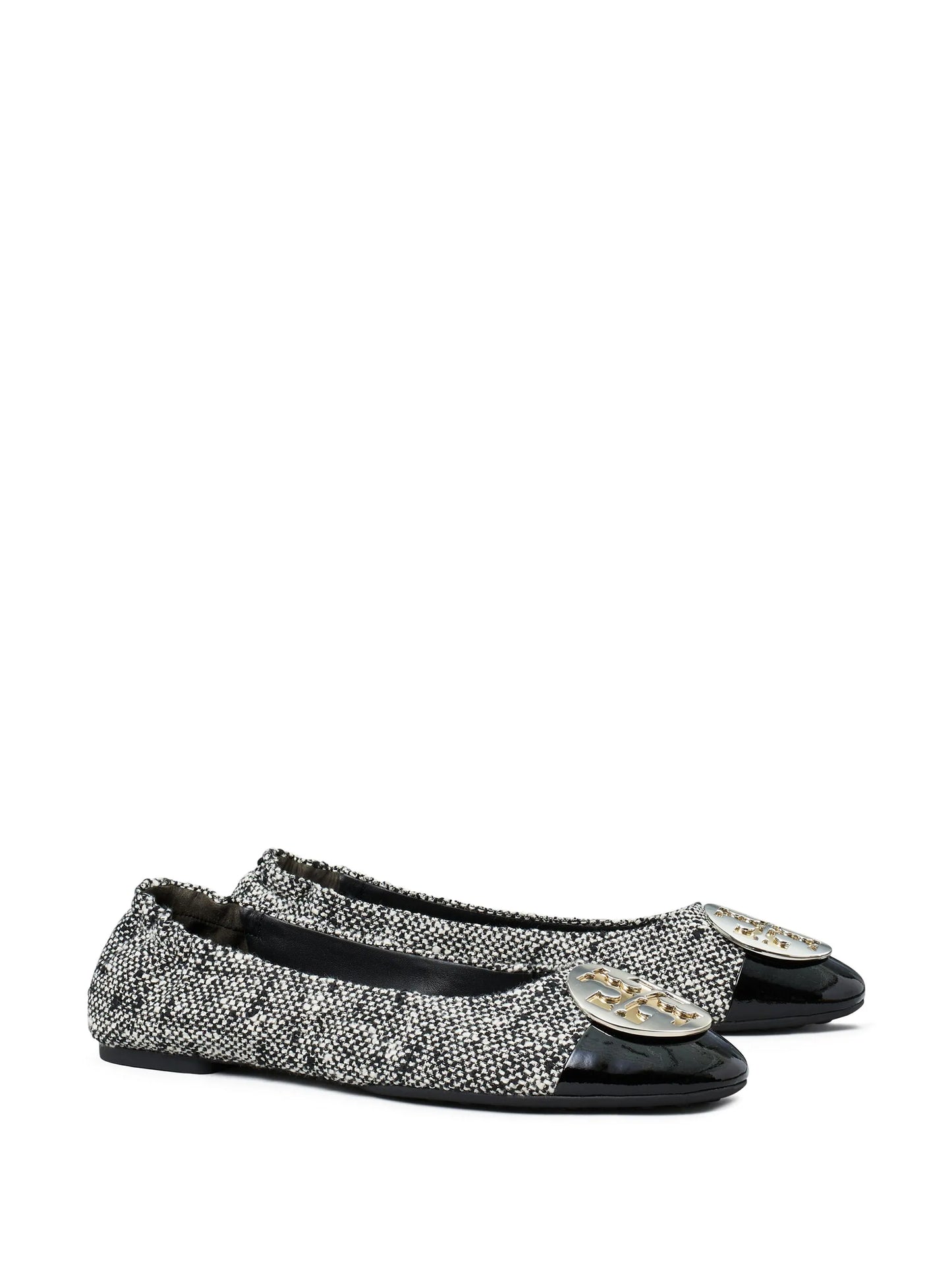 Claire cap-toe ballerina shoes