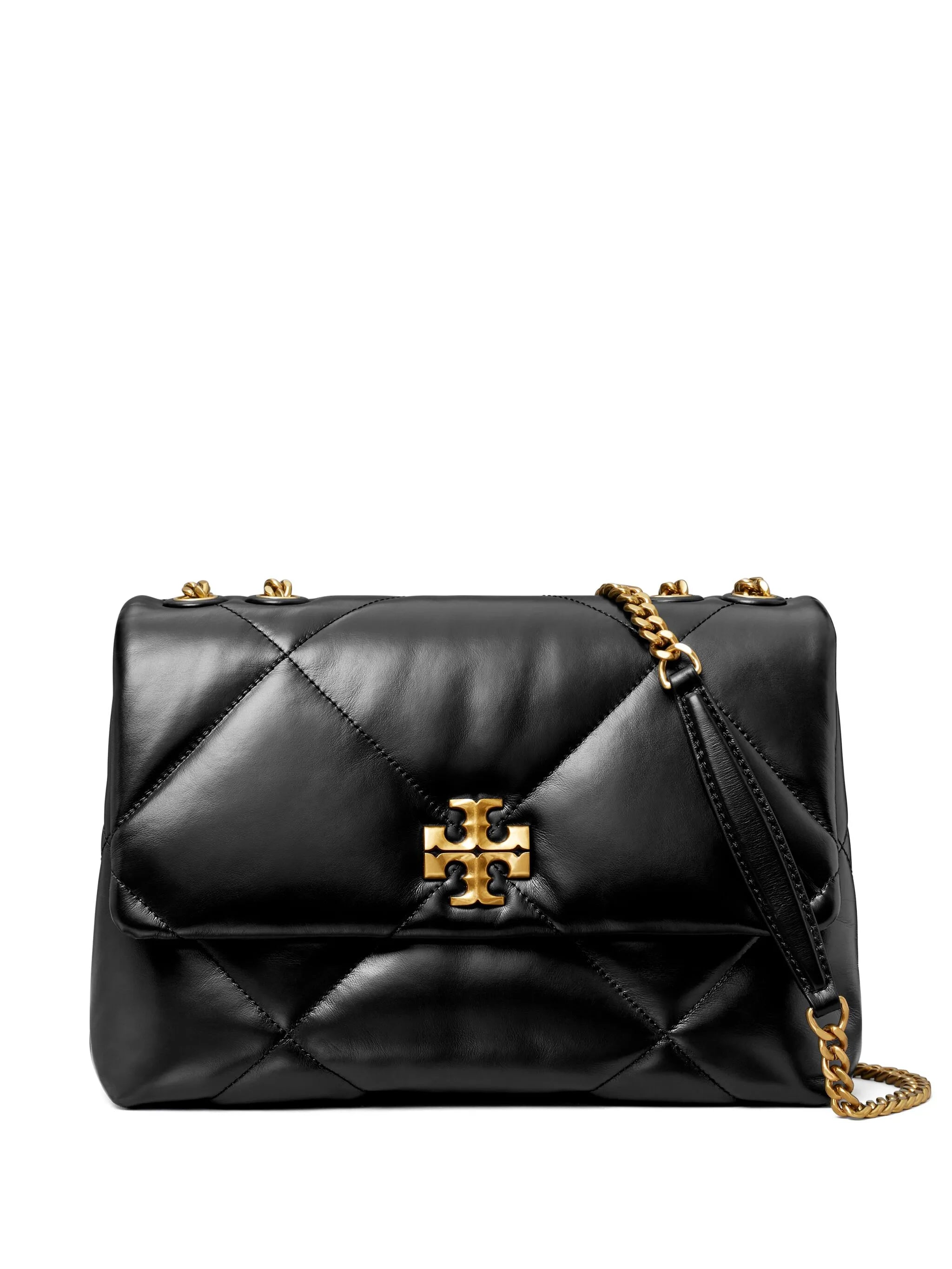 Kira diamond-quilted convertible shoulder bag