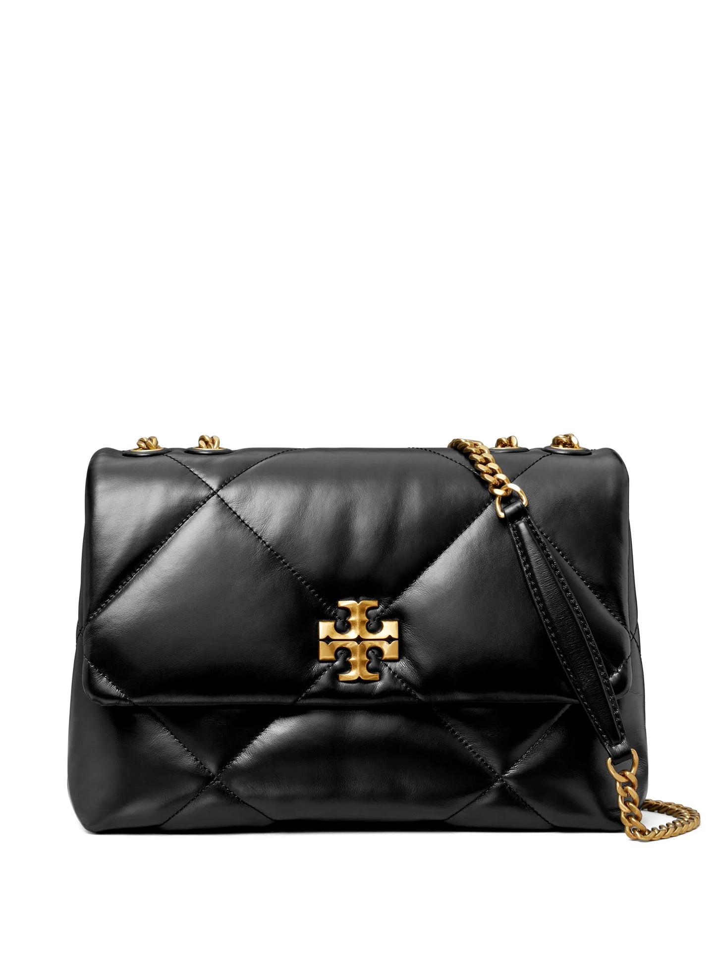 Kira diamond-quilted convertible shoulder bag