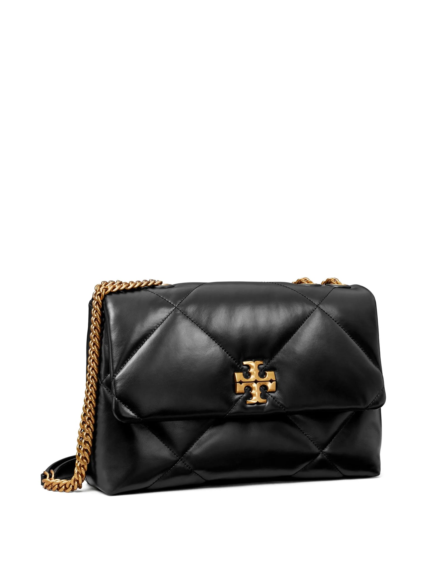 Kira diamond-quilted convertible shoulder bag