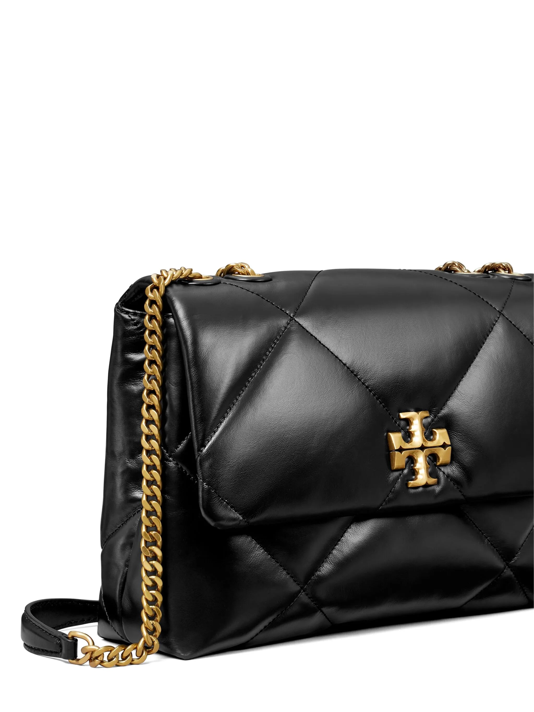 Kira diamond-quilted convertible shoulder bag