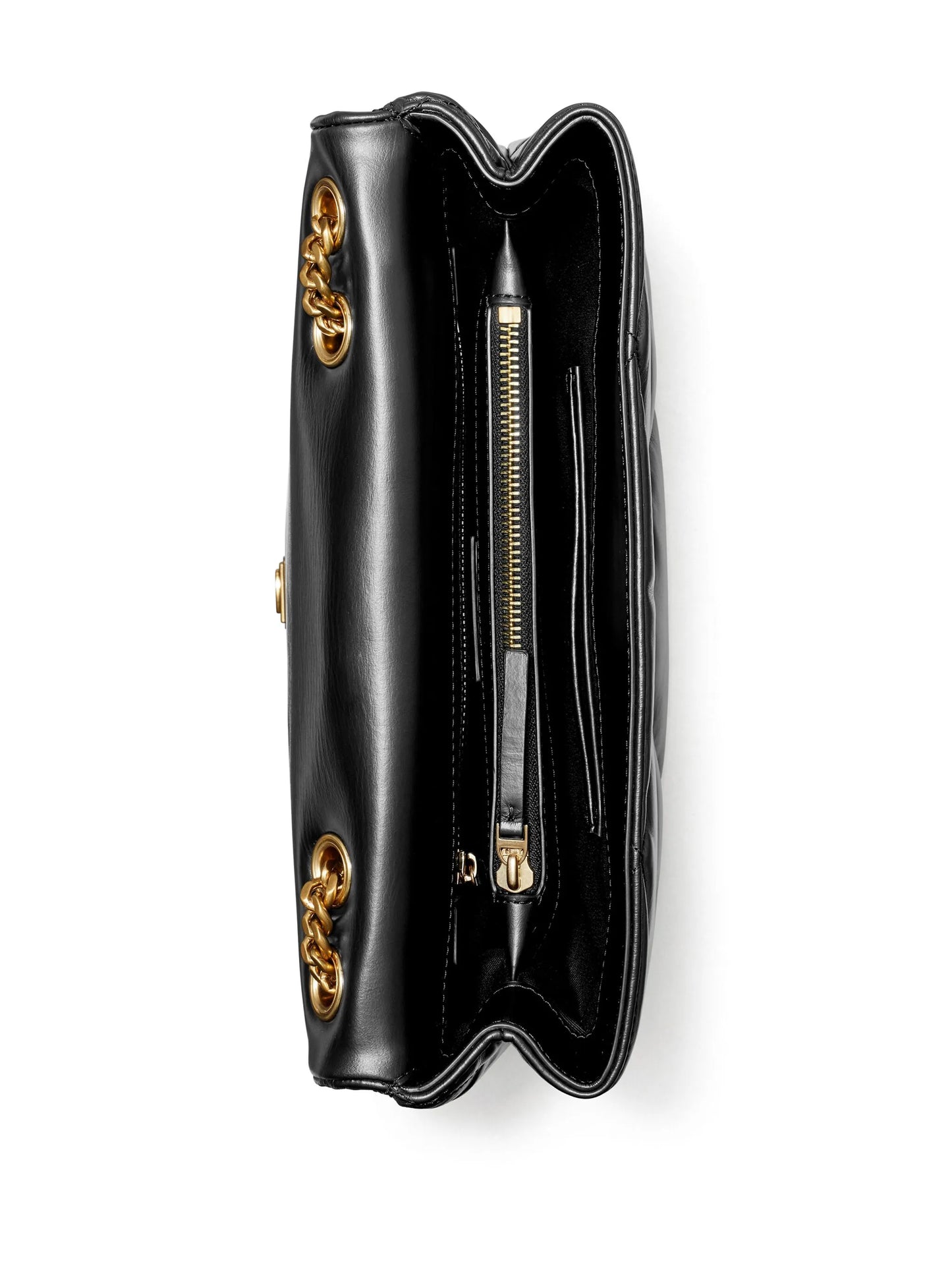 Kira diamond-quilted convertible shoulder bag