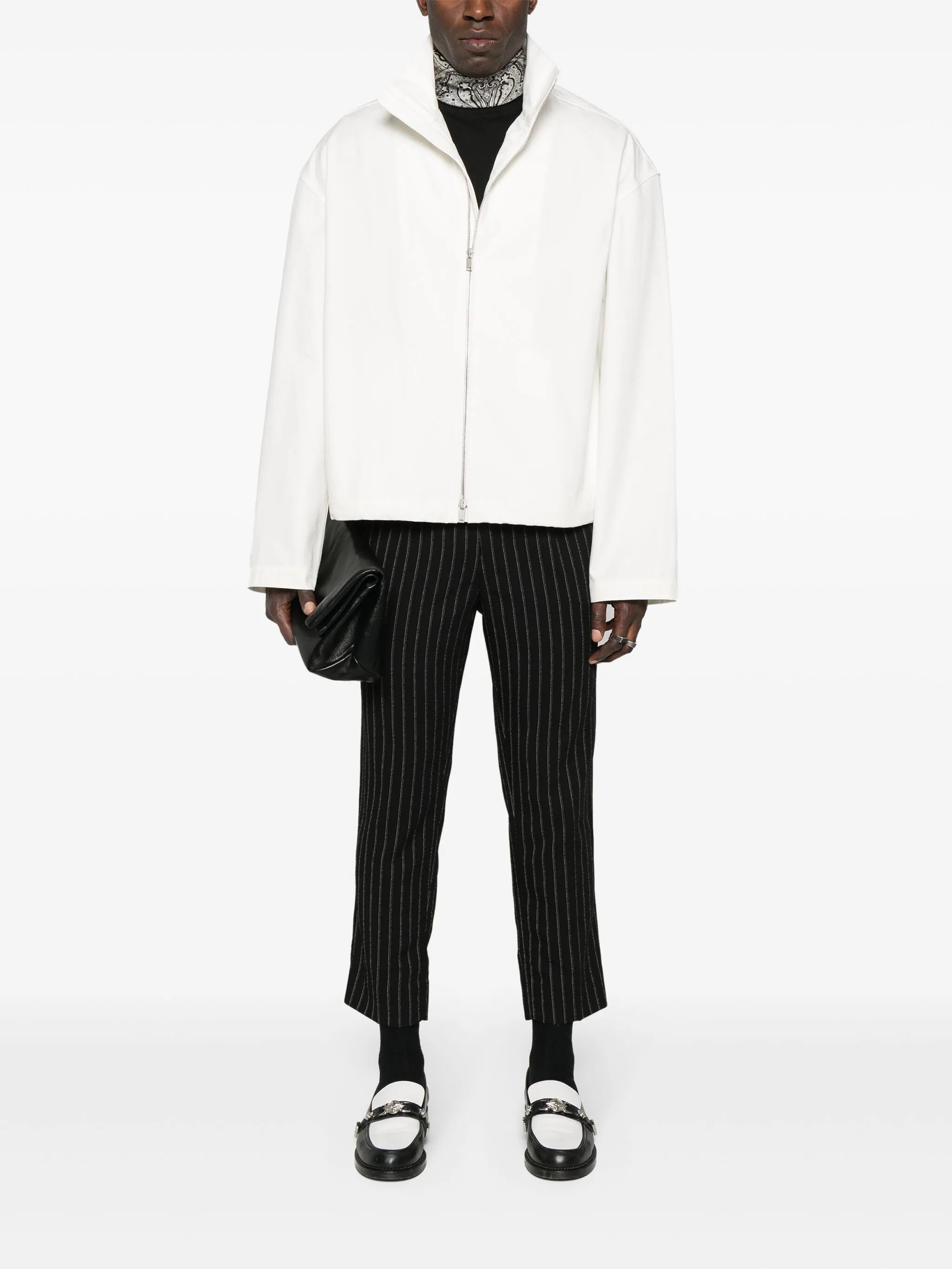 canvas cotton bomber jacket