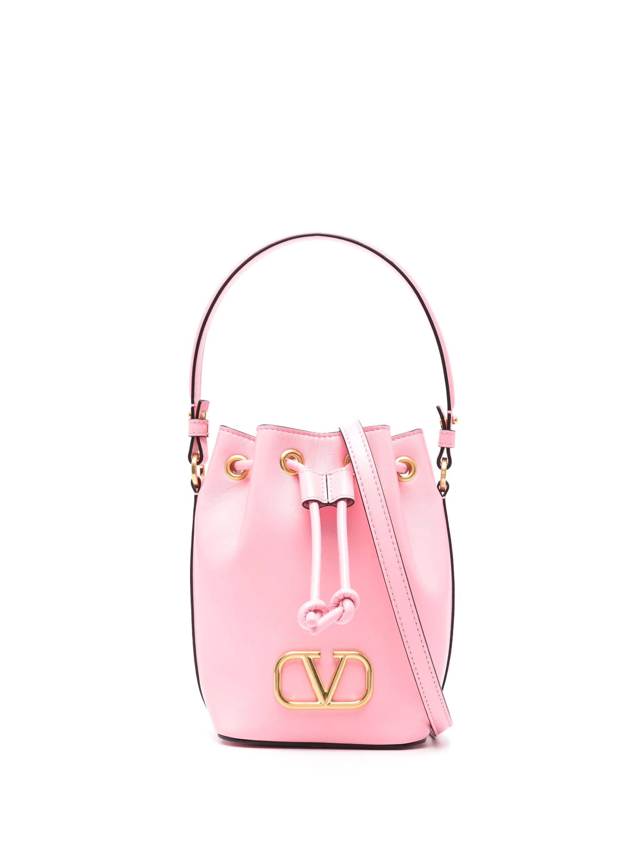mini VLogo Signature bucket bag