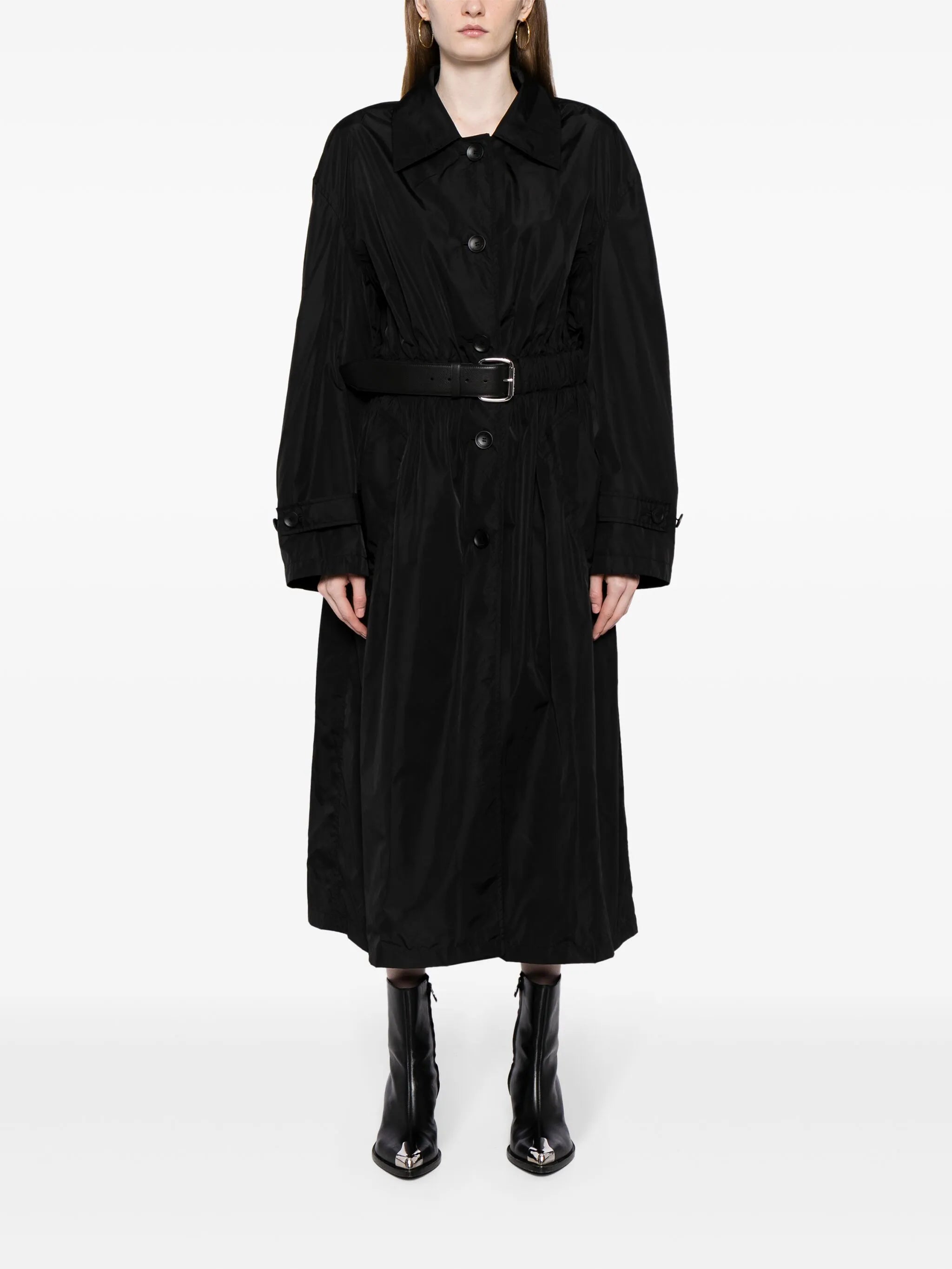 belted trench coat