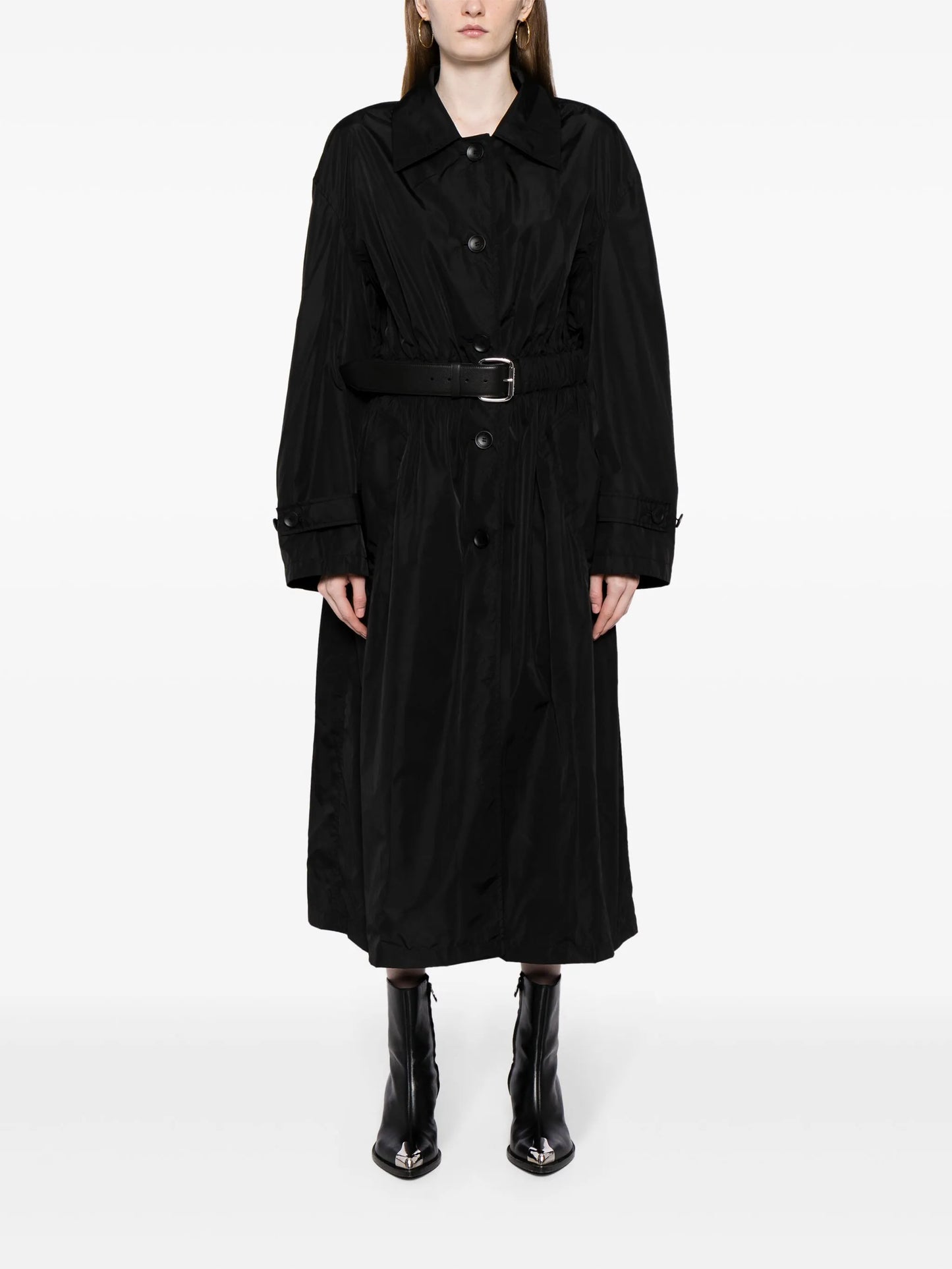 belted trench coat