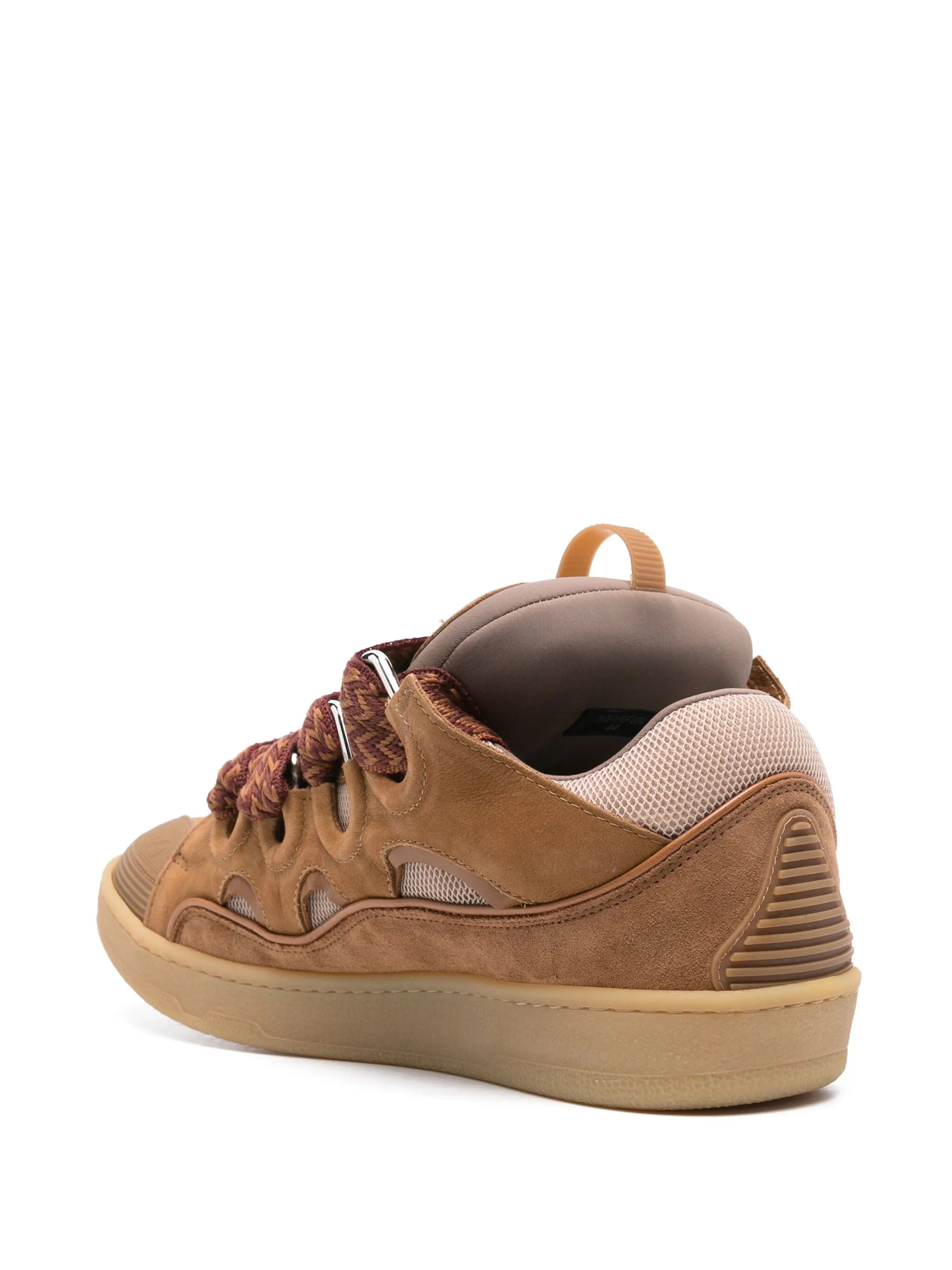Curb leather sneakers