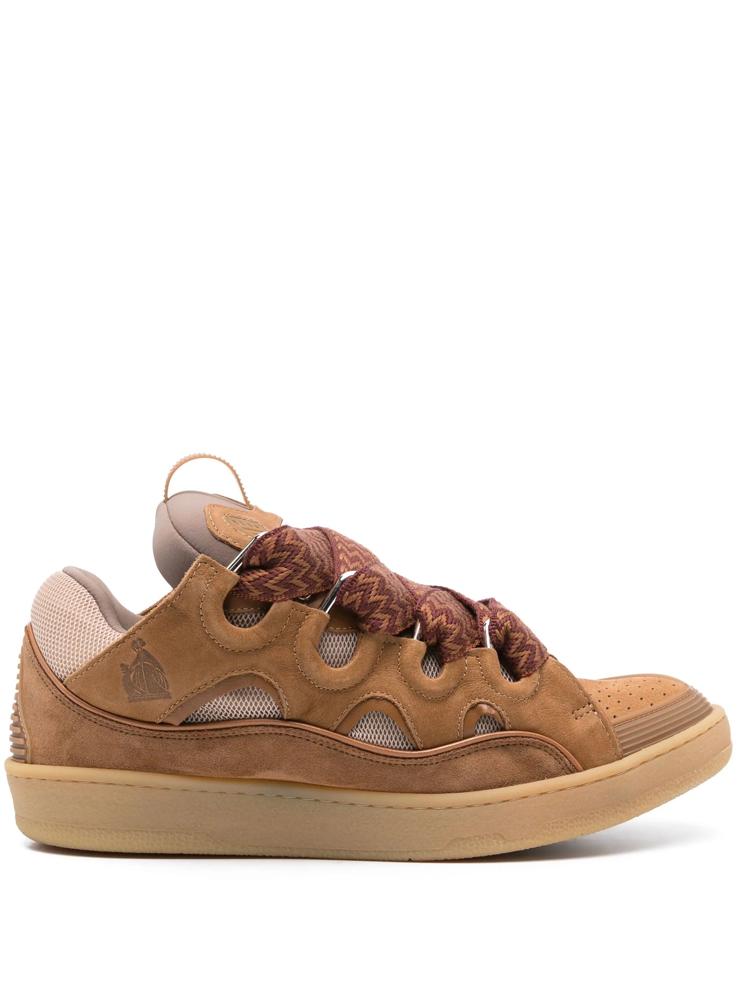 Curb leather sneakers