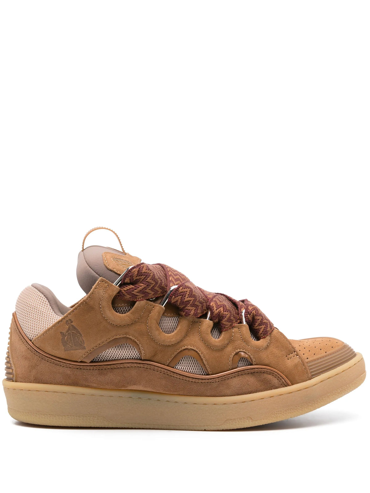 Curb leather sneakers