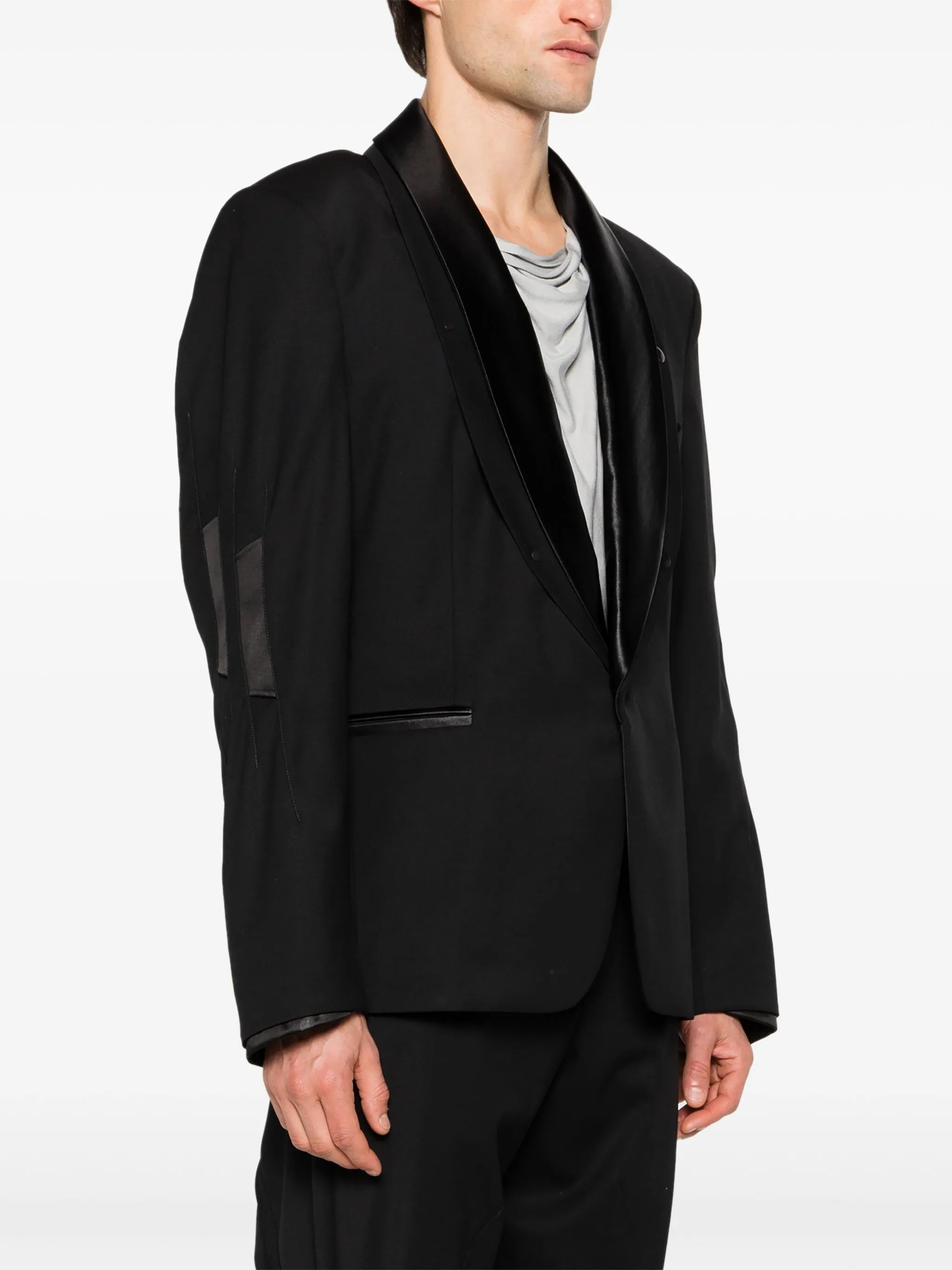 Orson layered single-breasted blazer
