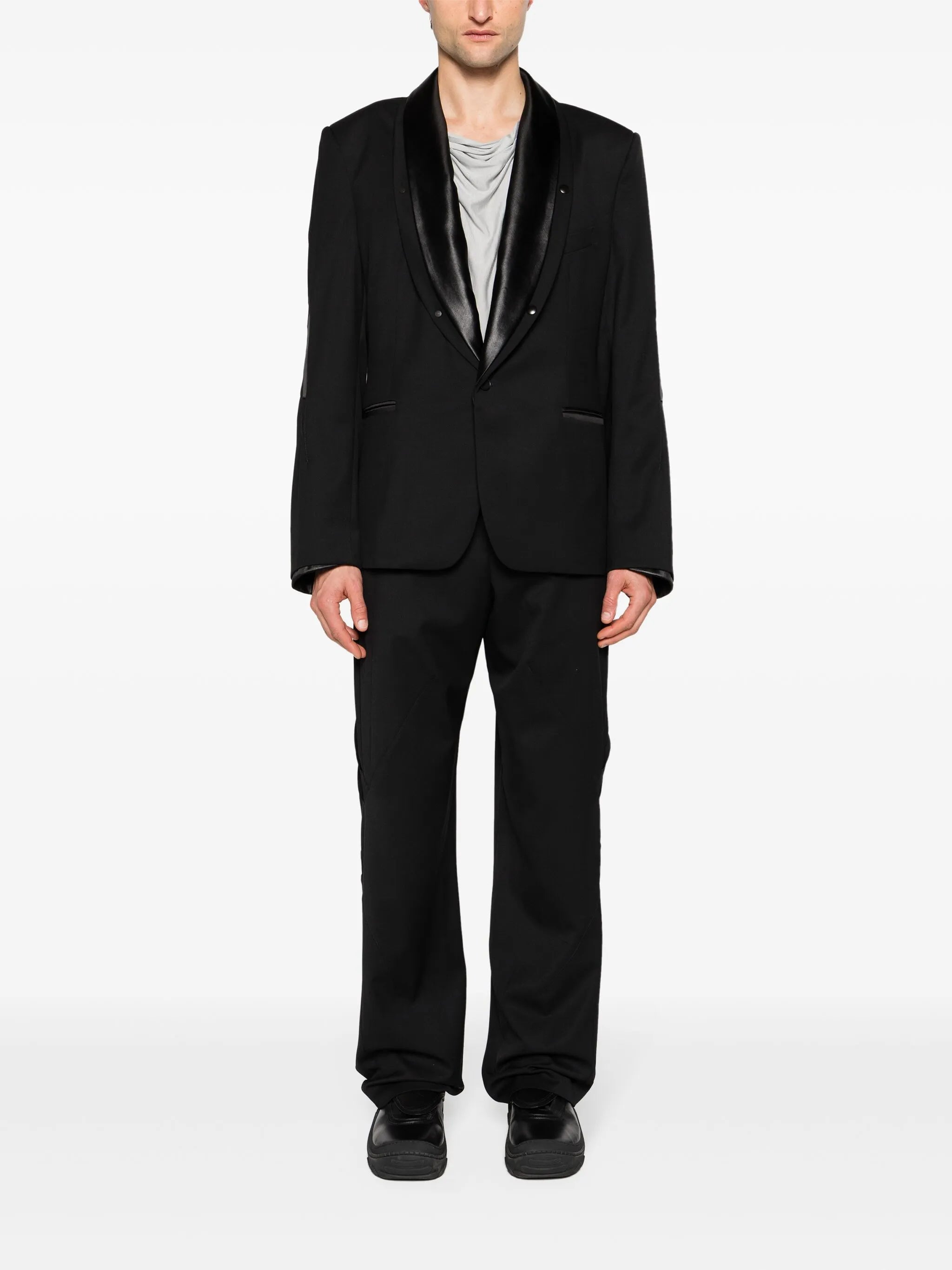 Orson layered single-breasted blazer