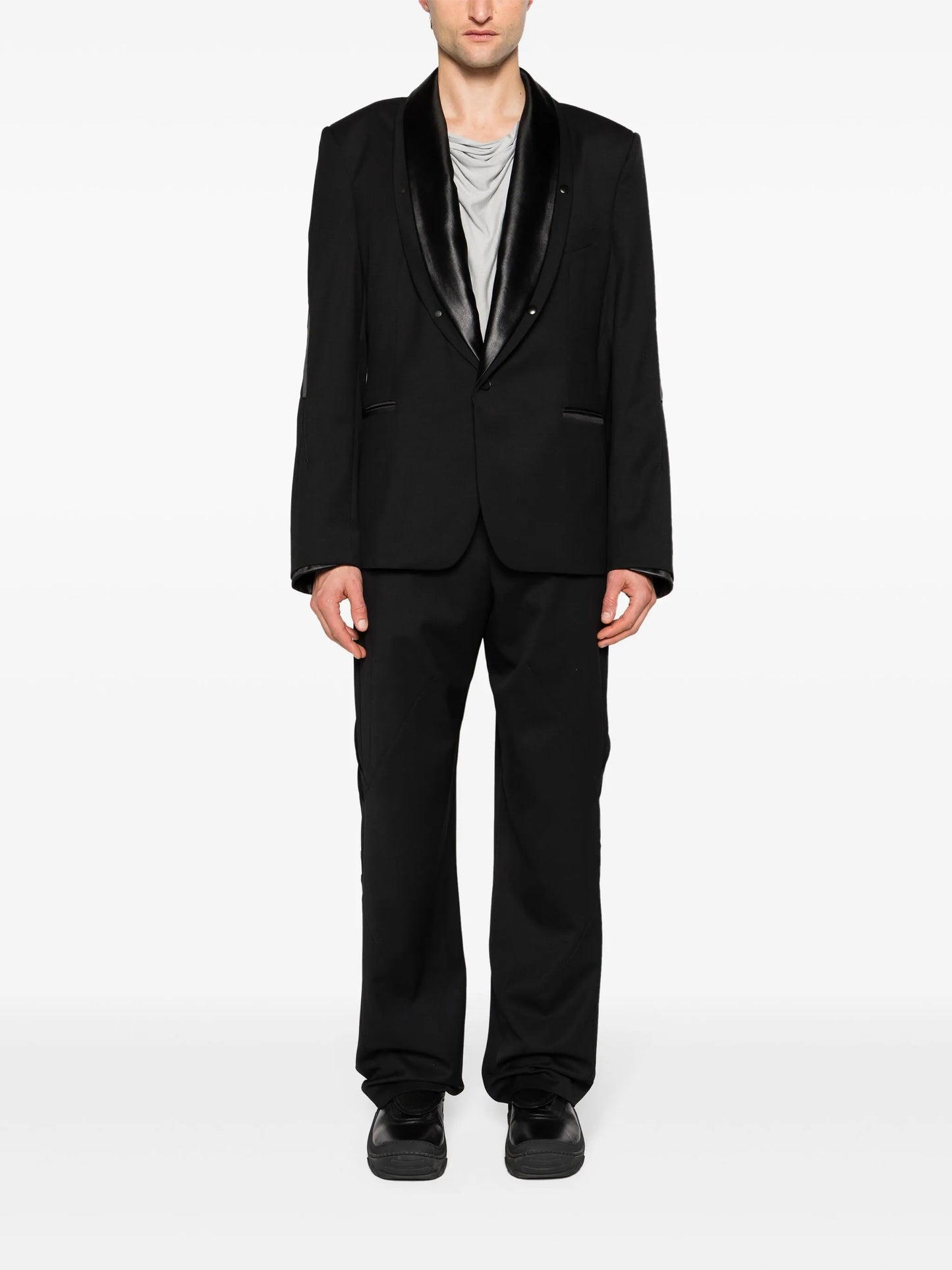 Orson layered single-breasted blazer