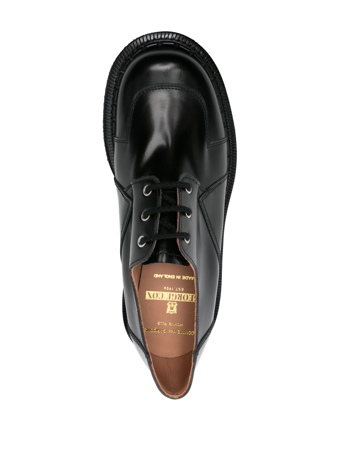x George Cox Overlaid Gibson derby shoes
