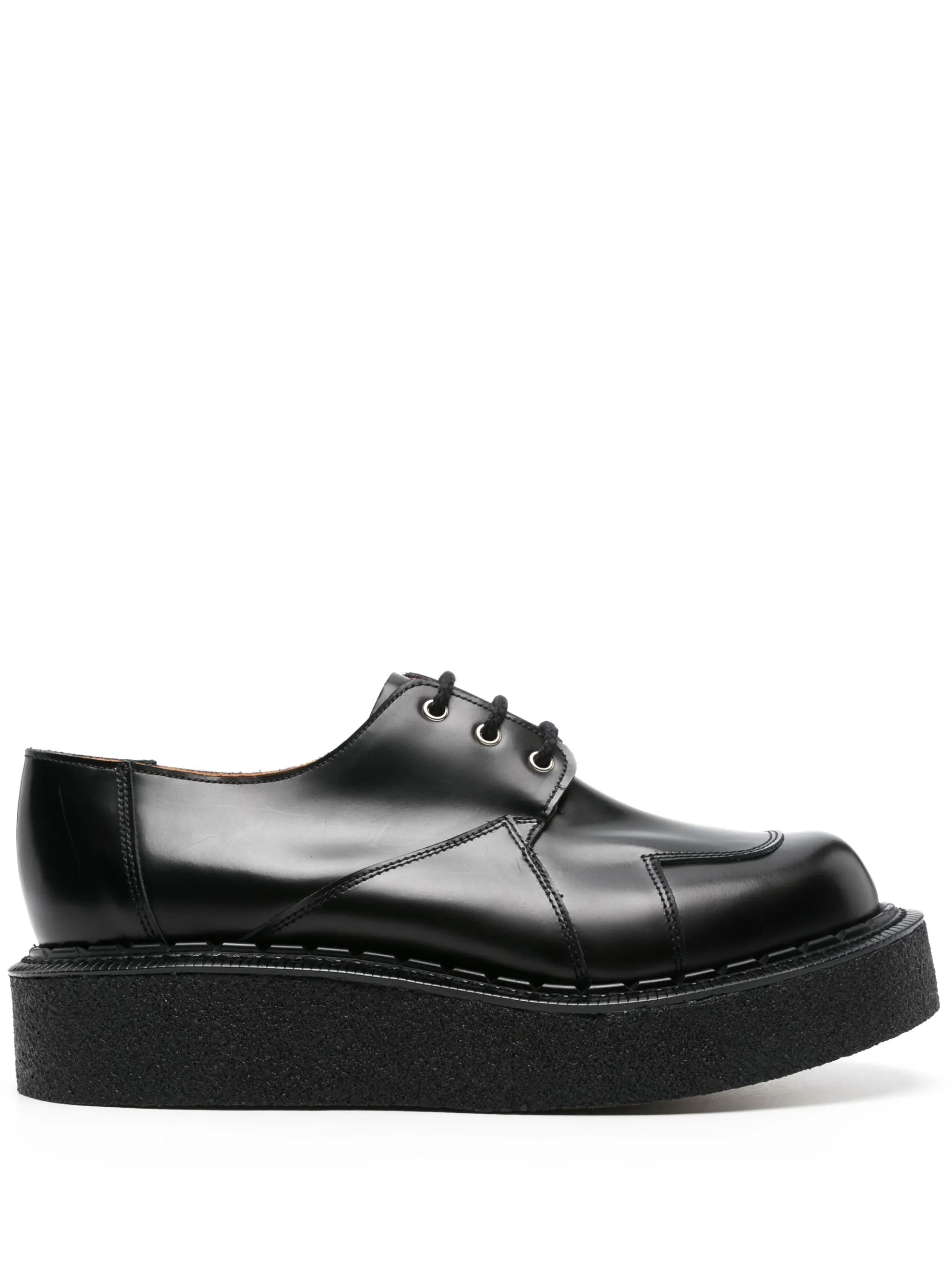 x George Cox Overlaid Gibson derby shoes