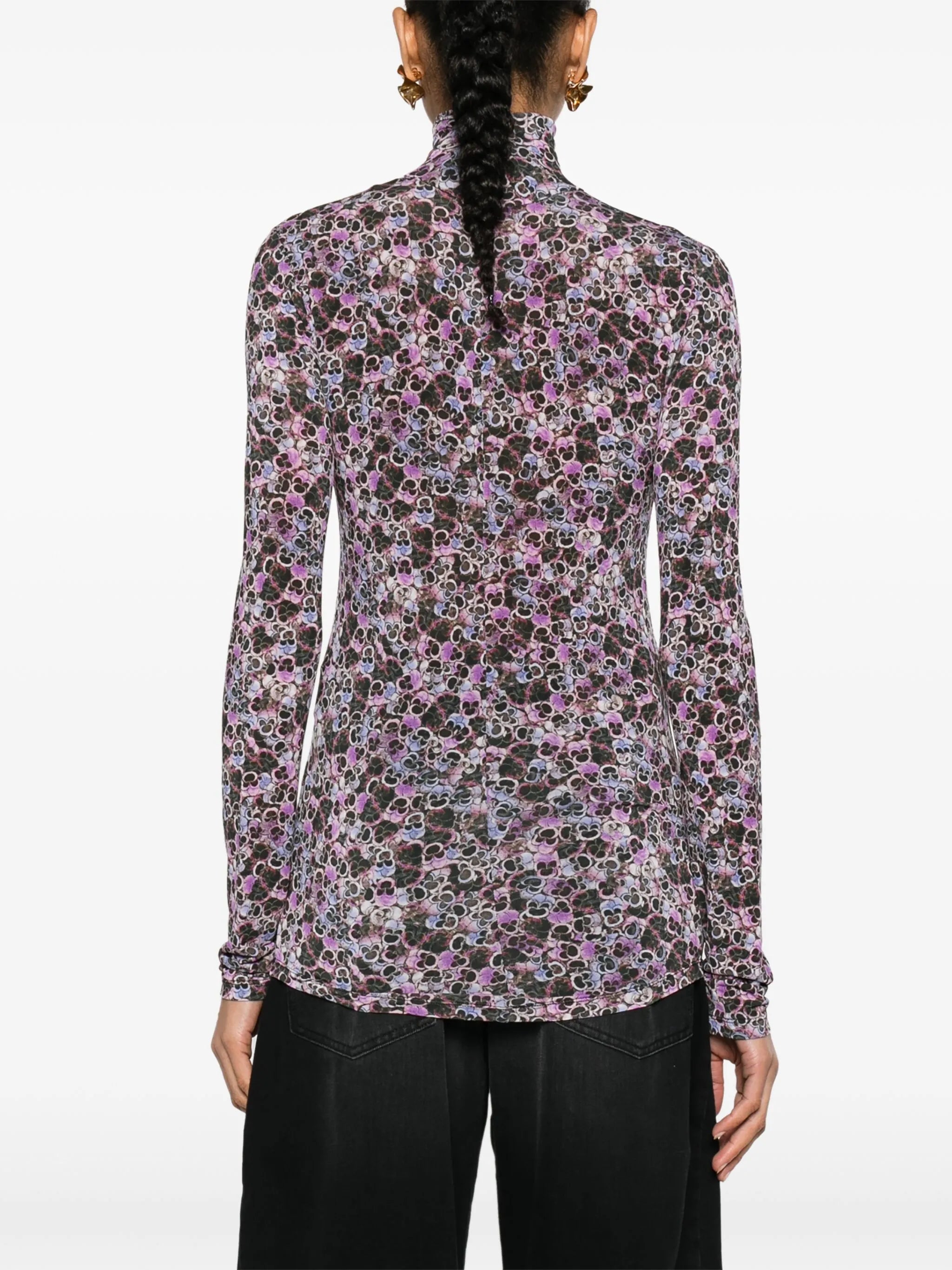 Joyela floral-print top