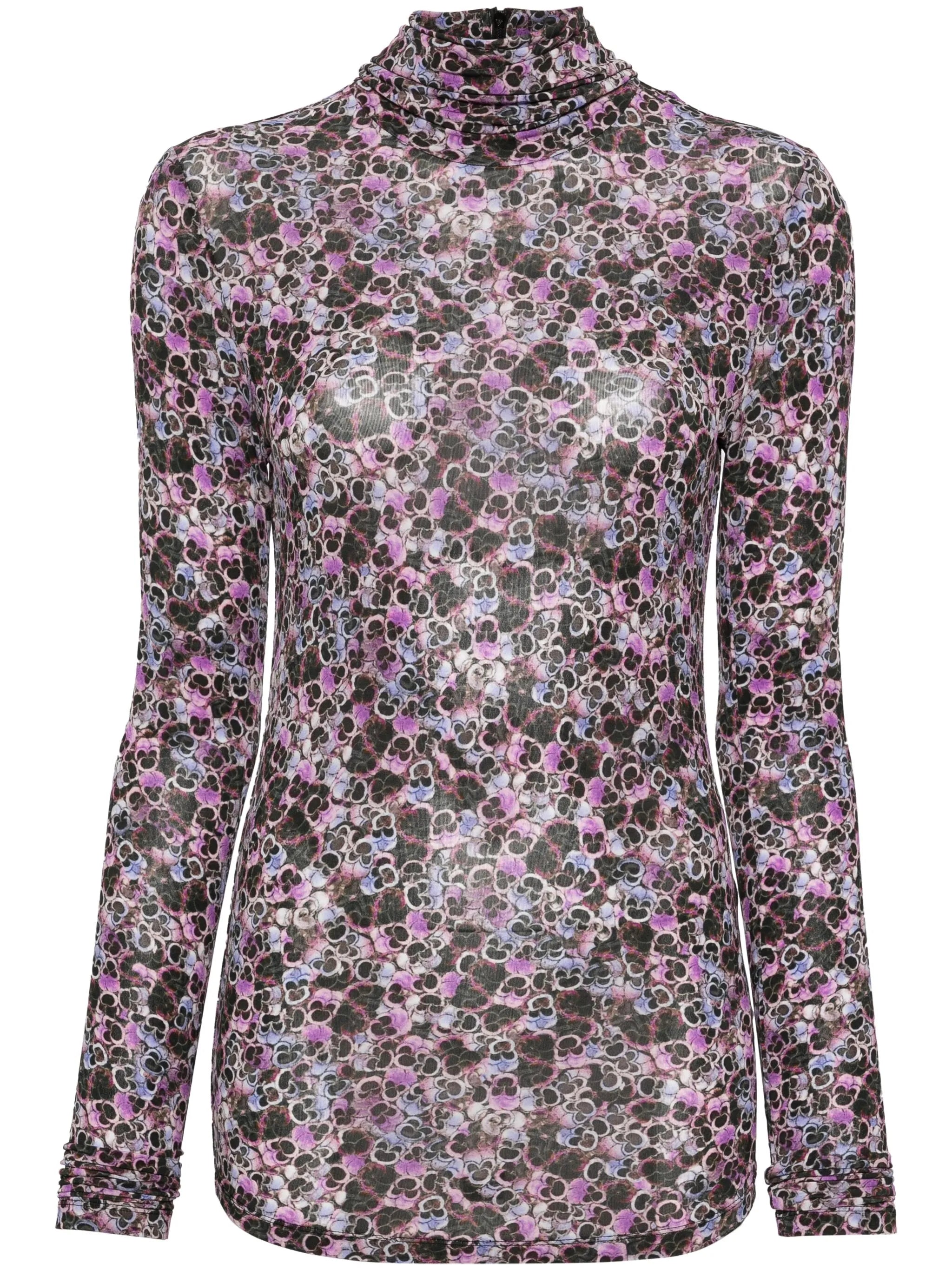Joyela floral-print top