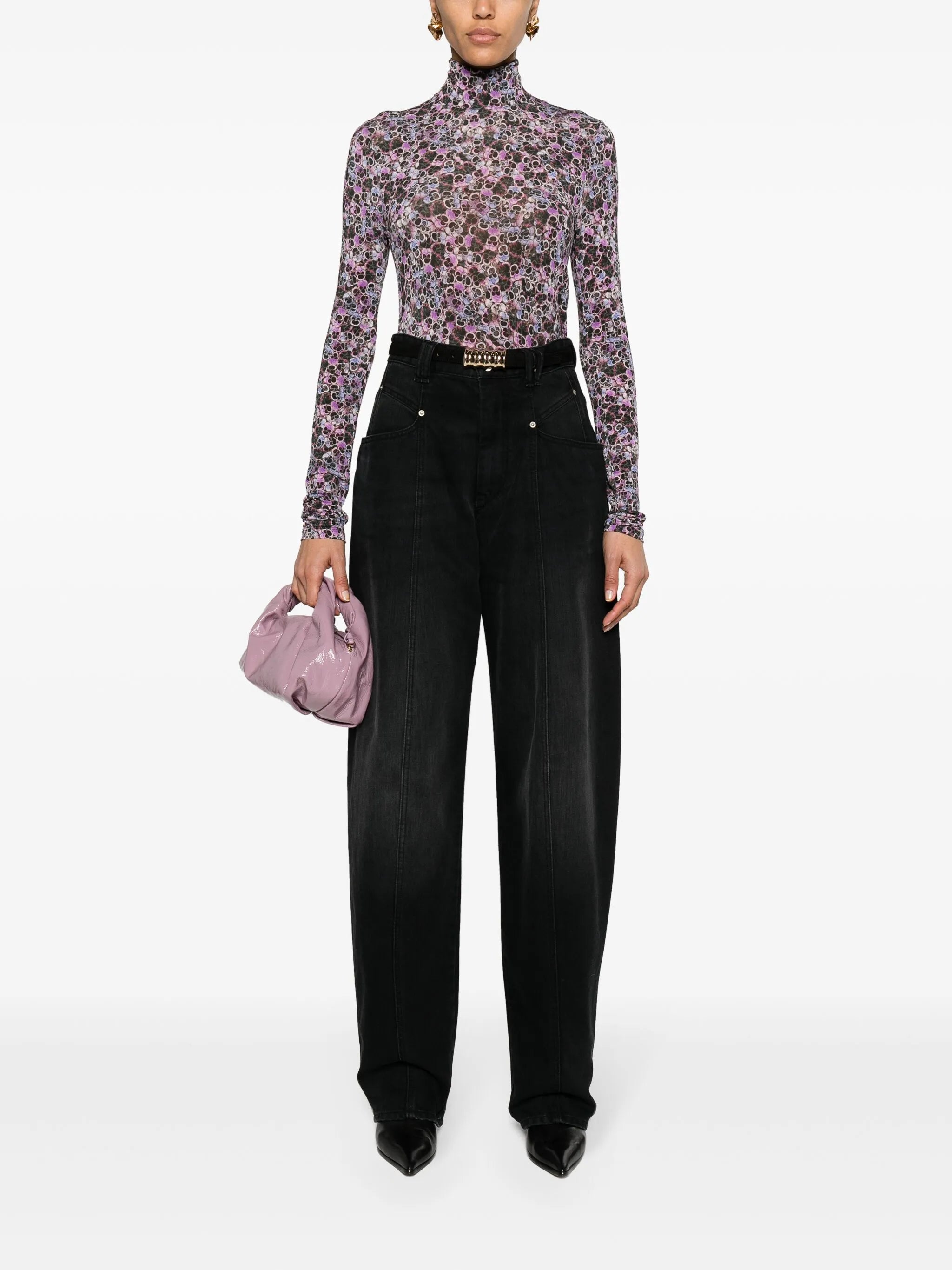 Joyela floral-print top