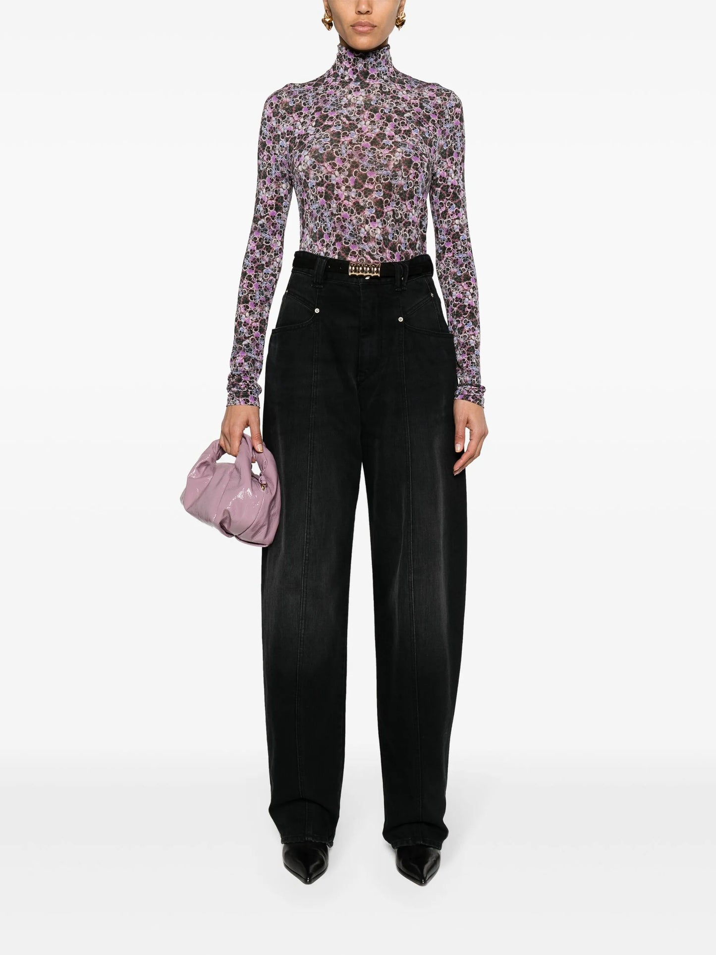 Joyela floral-print top