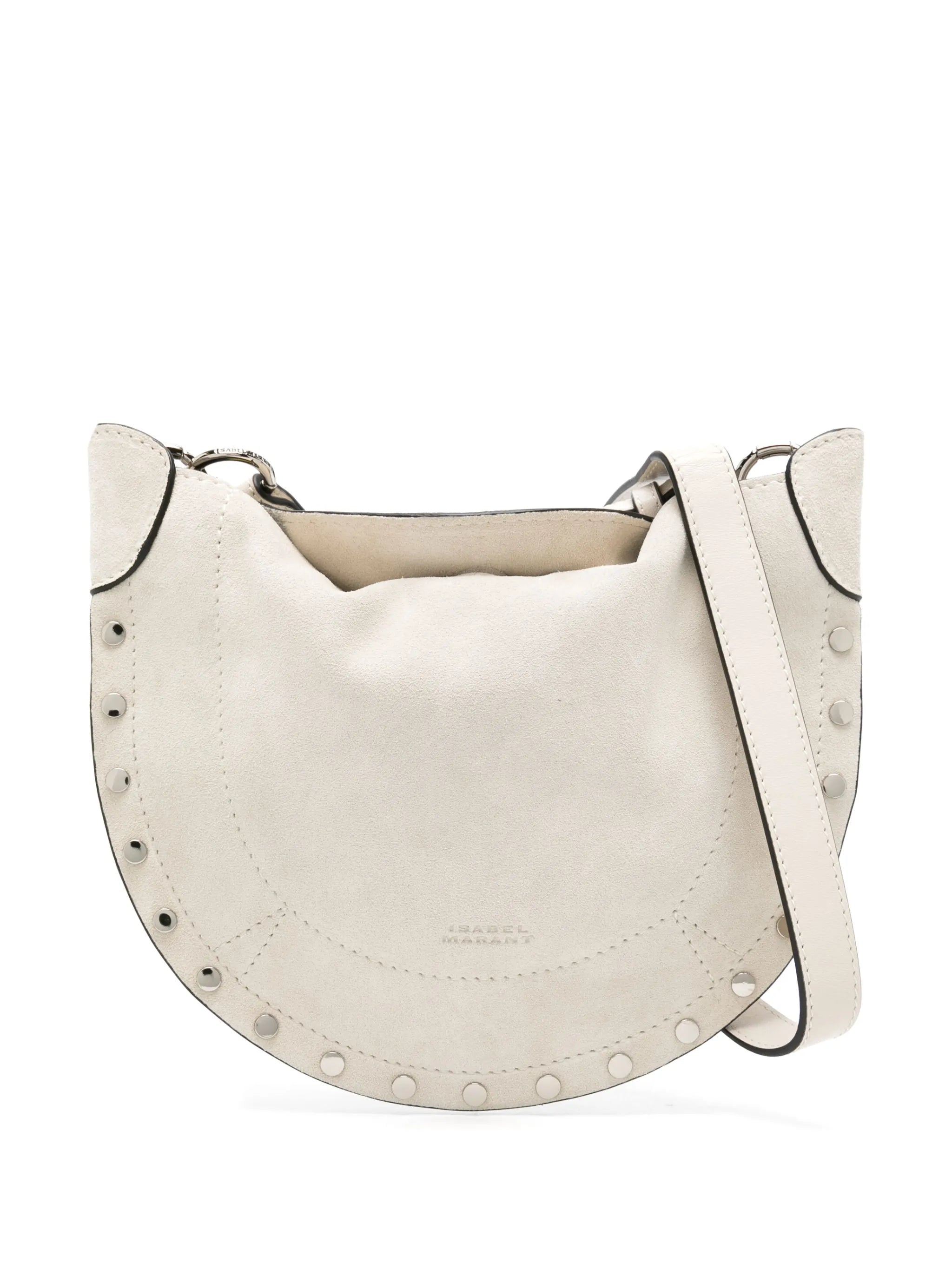 mini Moon suede shoulder bag