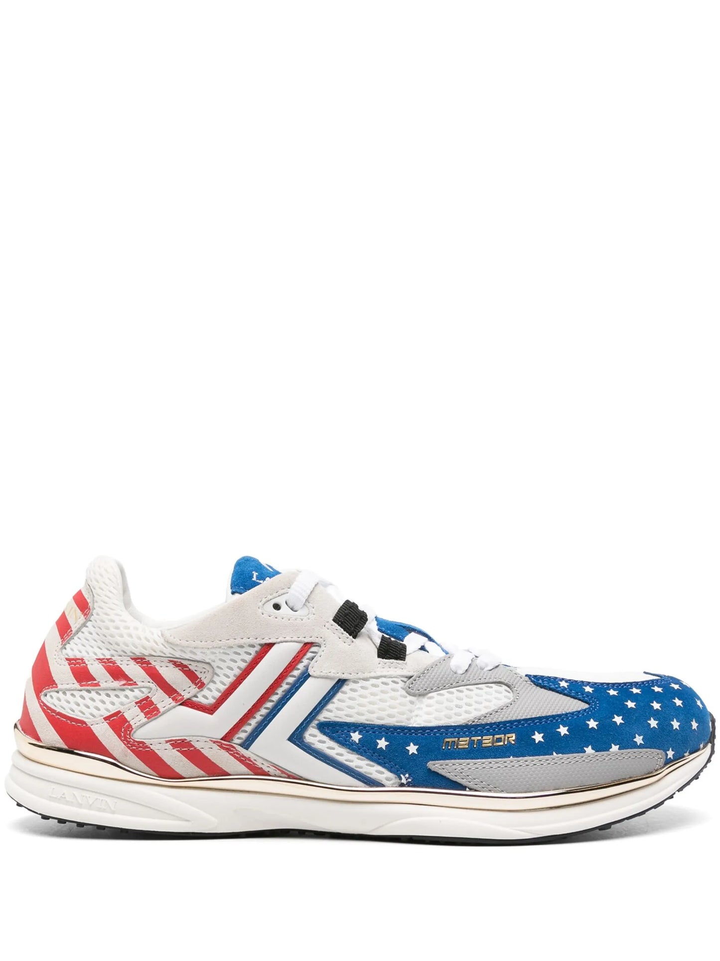 Meteor colour-block panelled sneakers