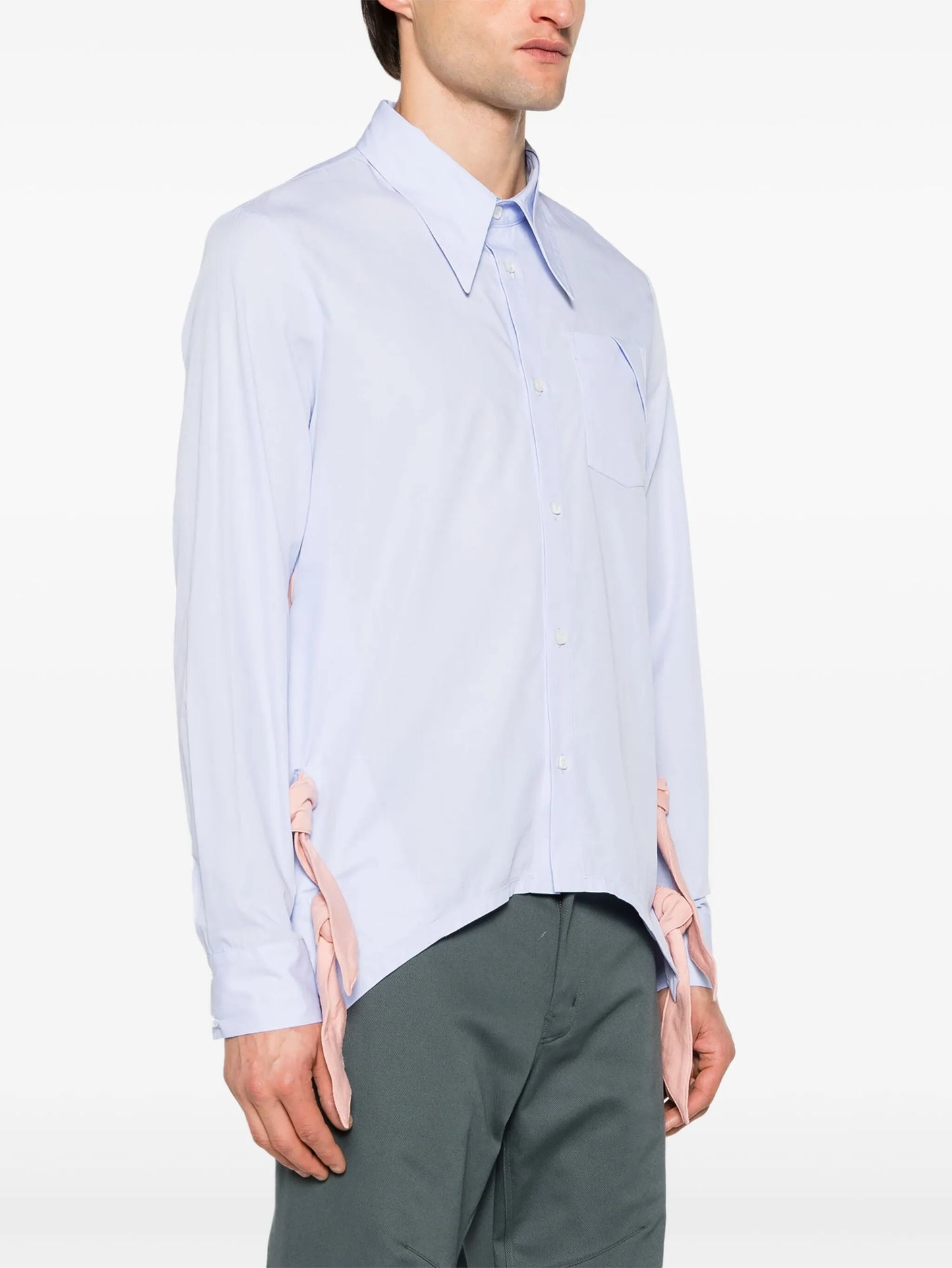 striped cotton shirt