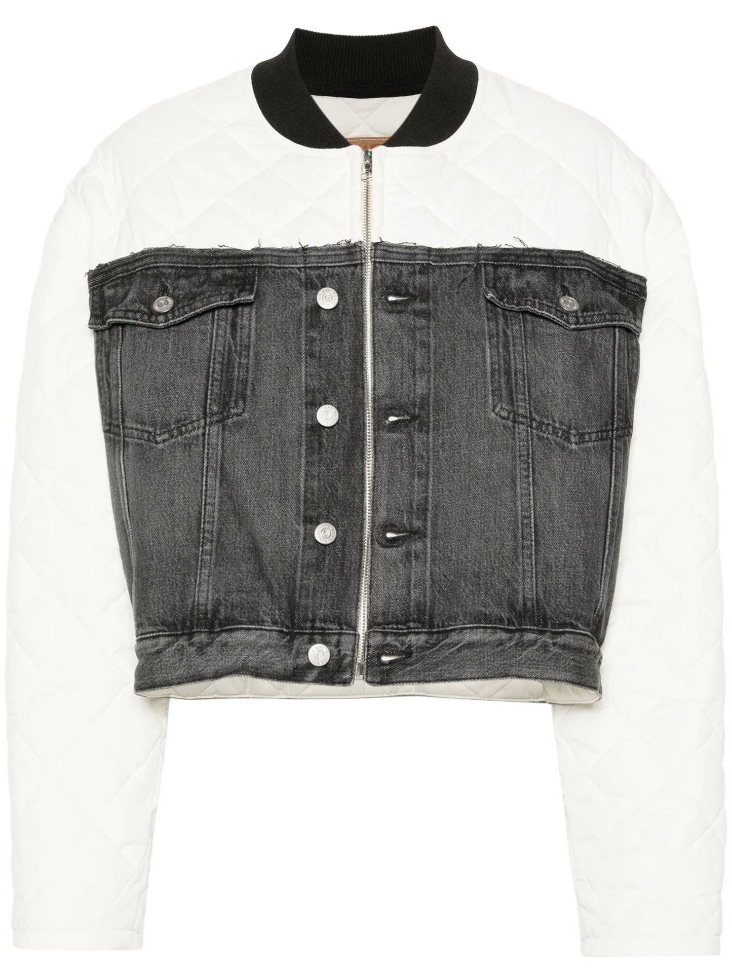 panelled bomber jacket