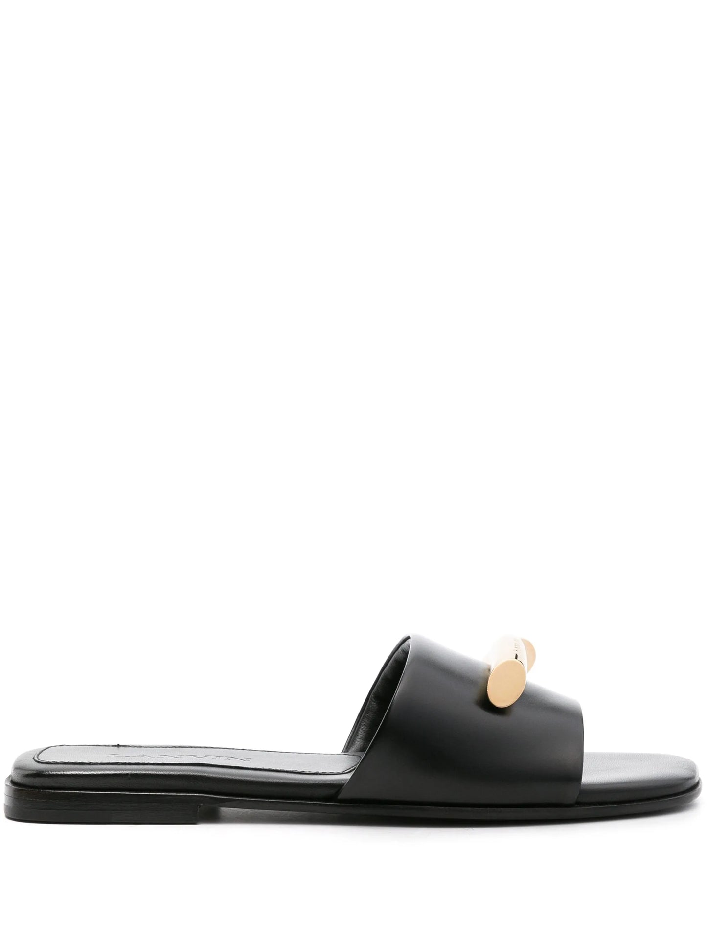 Haute Sequence leather slides