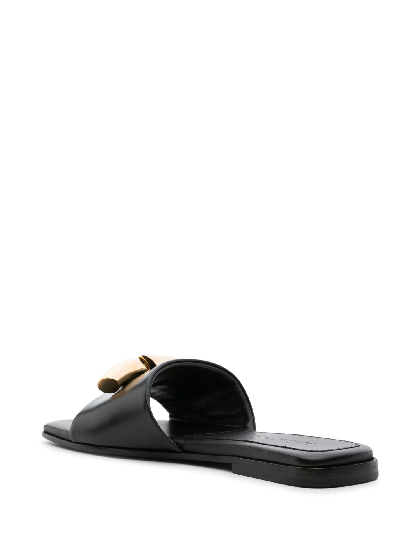 Haute Sequence leather slides