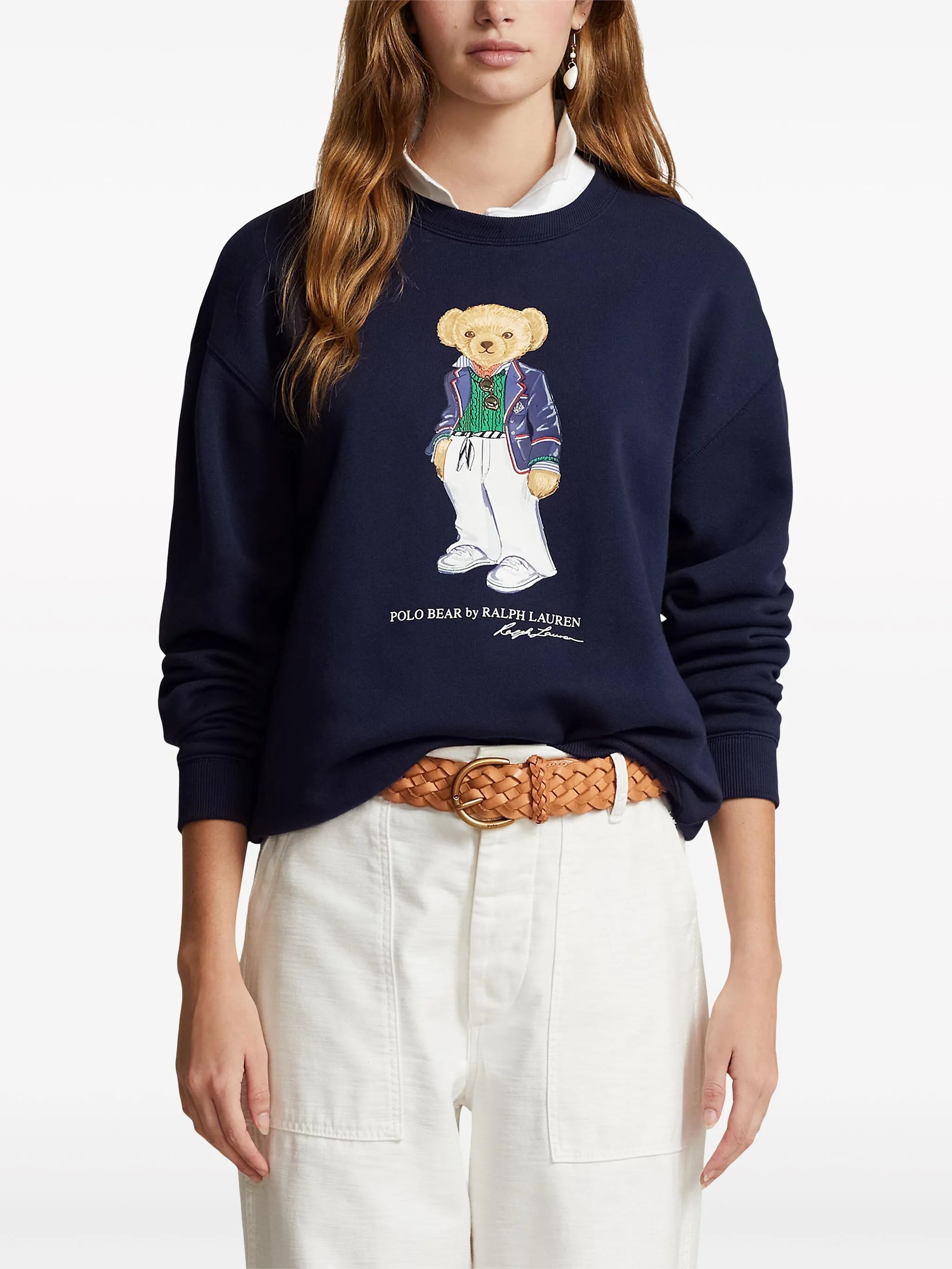Polo Bear-motif sweatshirt