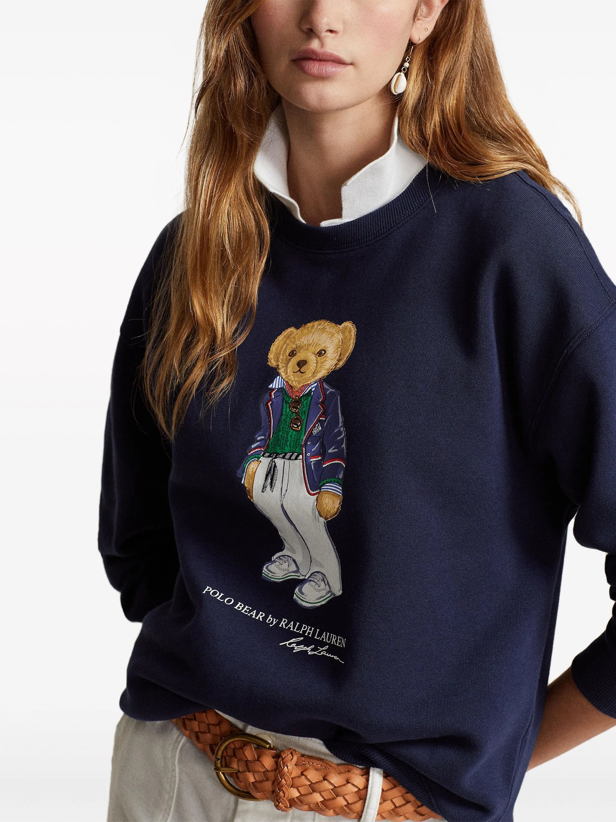 Polo Bear-motif sweatshirt